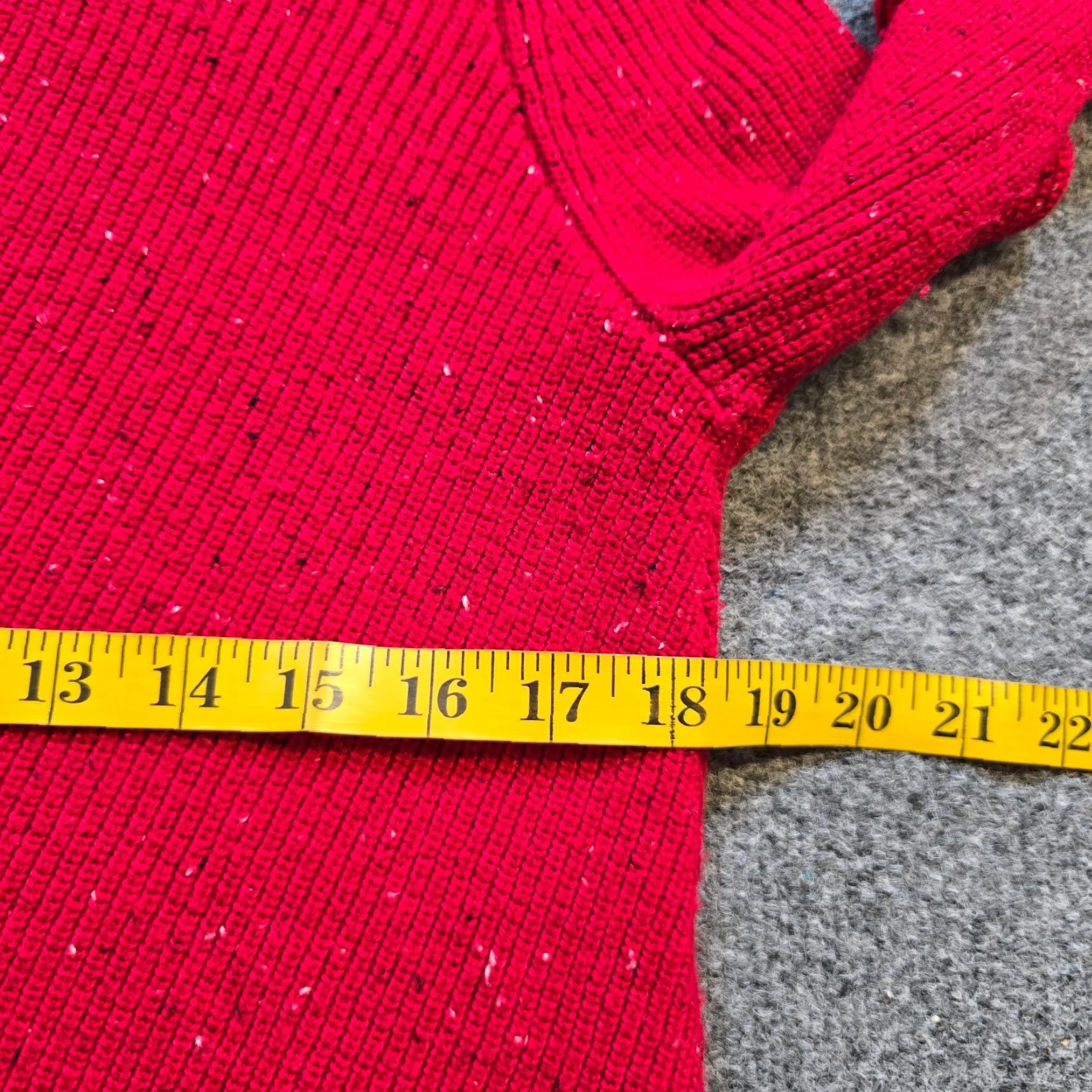 Talbots Talbots Sweater Womens Size Medium Red Knit Turtleneck Casual Holiday Career Pullover Knit All Seasons Mens Womens Girls Boys Size M / US 6-8 / IT 42-44 - 5 Thumbnail