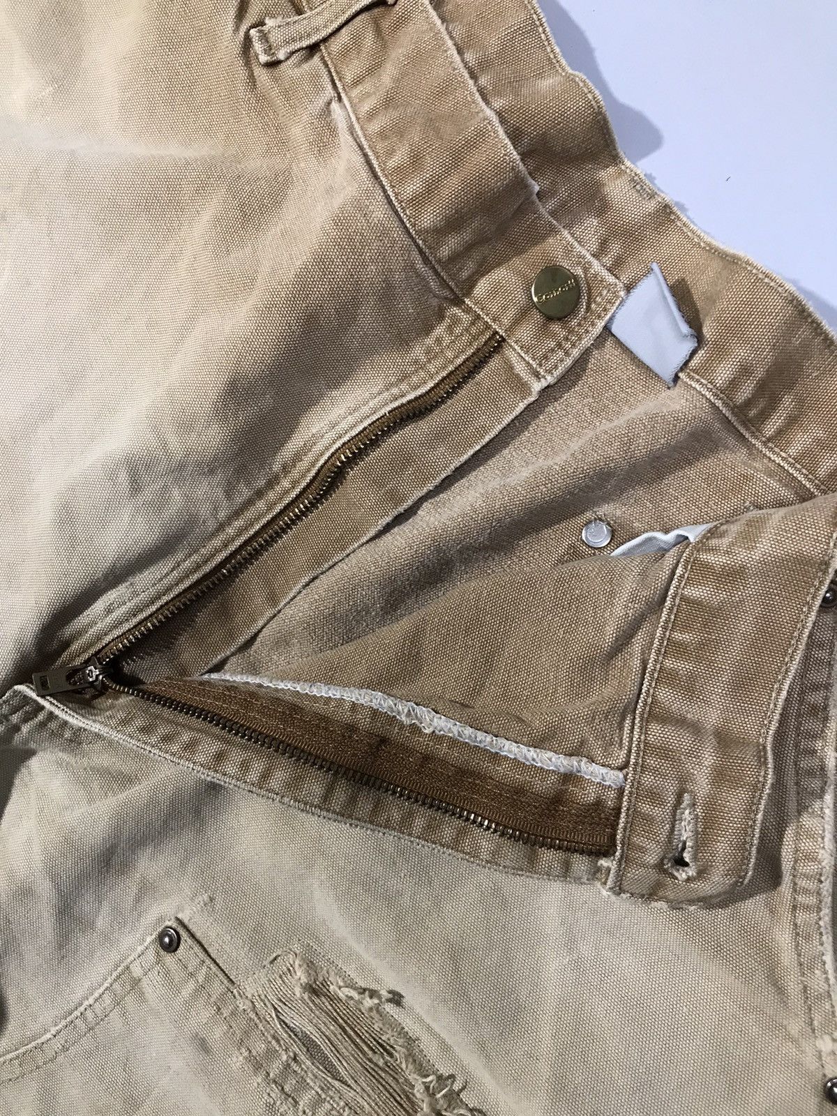 Carhartt Vintage Carhartt B01 BRN double knee workwear Size US 38 / EU 54 - 8 Thumbnail