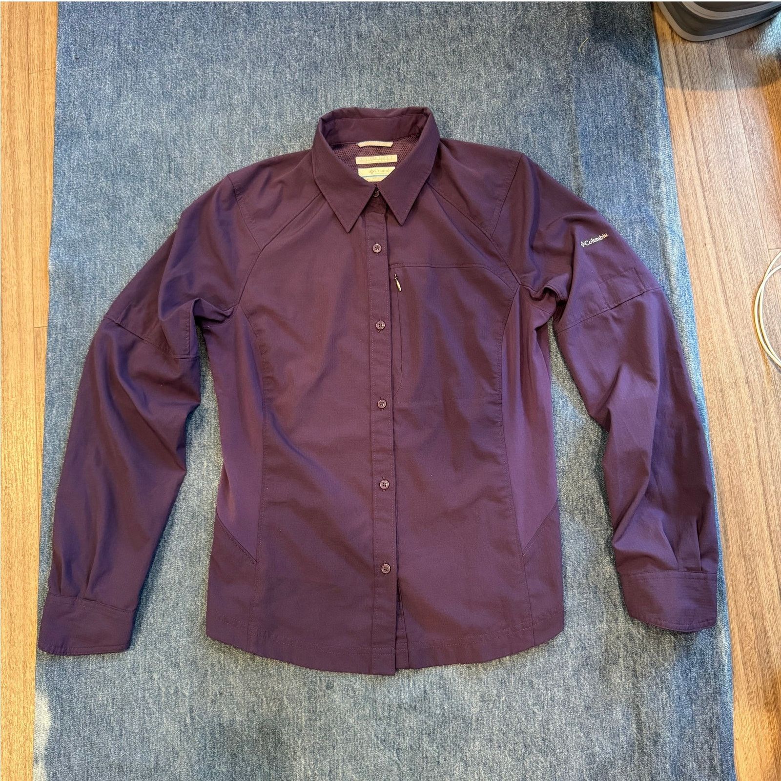 Columbia Columbia Omni Shade Purple Long sleeve Shirt Hiking Size M / US 6-8 / IT 42-44 - 1 Thumbnail