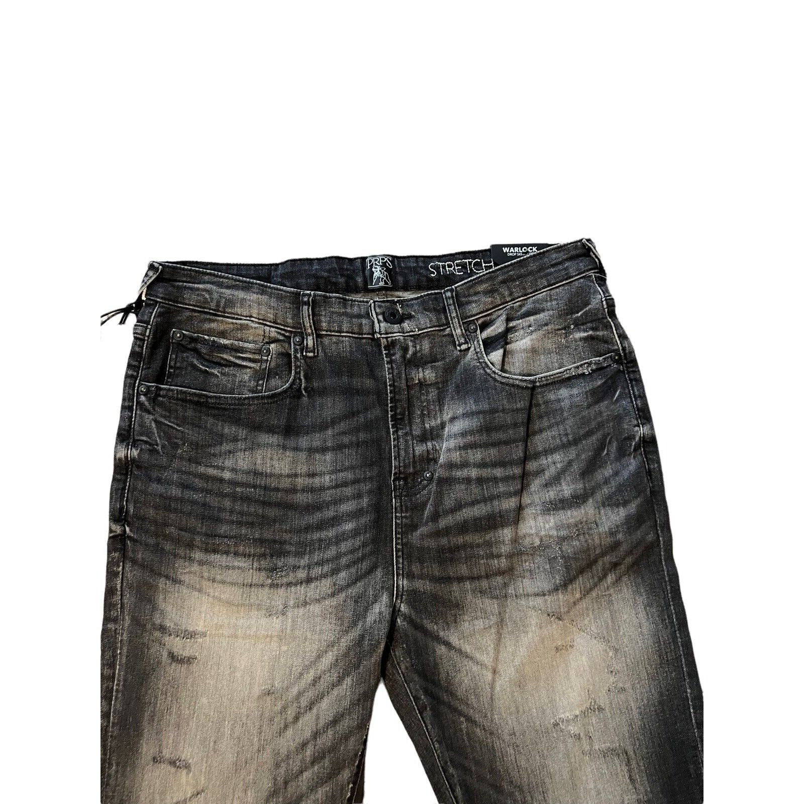 Prps PRPS Warlock Drop Skinny Men's Stretch Jeans Size 34/32 Size US 34 / EU 50 - 2 Thumbnail