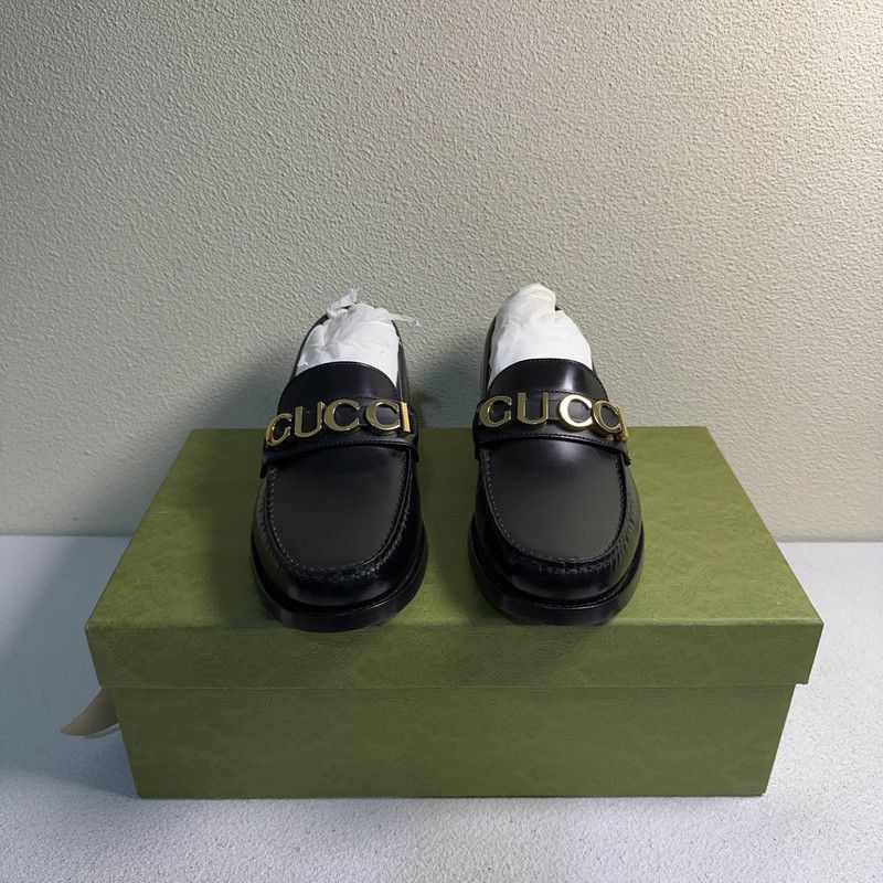 Gucci Gucci Black Slip-On Casual Shoes for Men - Size US 8.5 / EU 41-42 - 2 Thumbnail