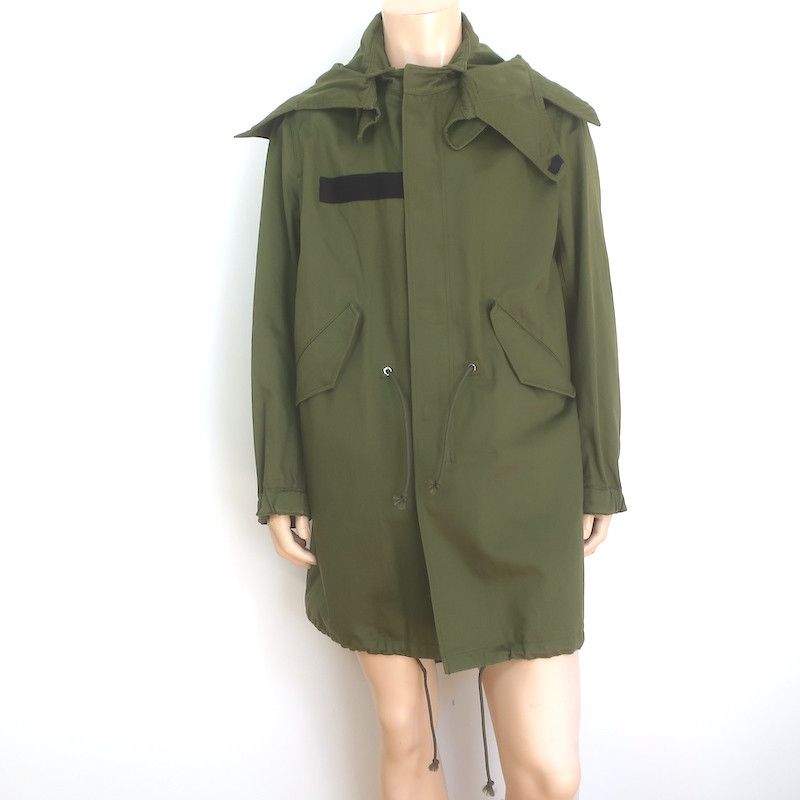 Givenchy Givenchy Wing Print Parka Green Size 50 Hooded Jacket Size US M / EU 48-50 / 2 - 2 Thumbnail