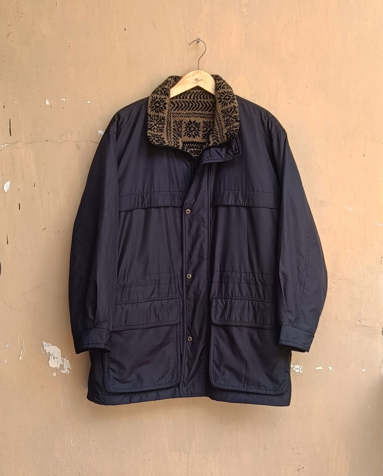 Vintage Crocodile coats jacket vintaage Size US L / EU 52-54 / 3 - 1 Thumbnail