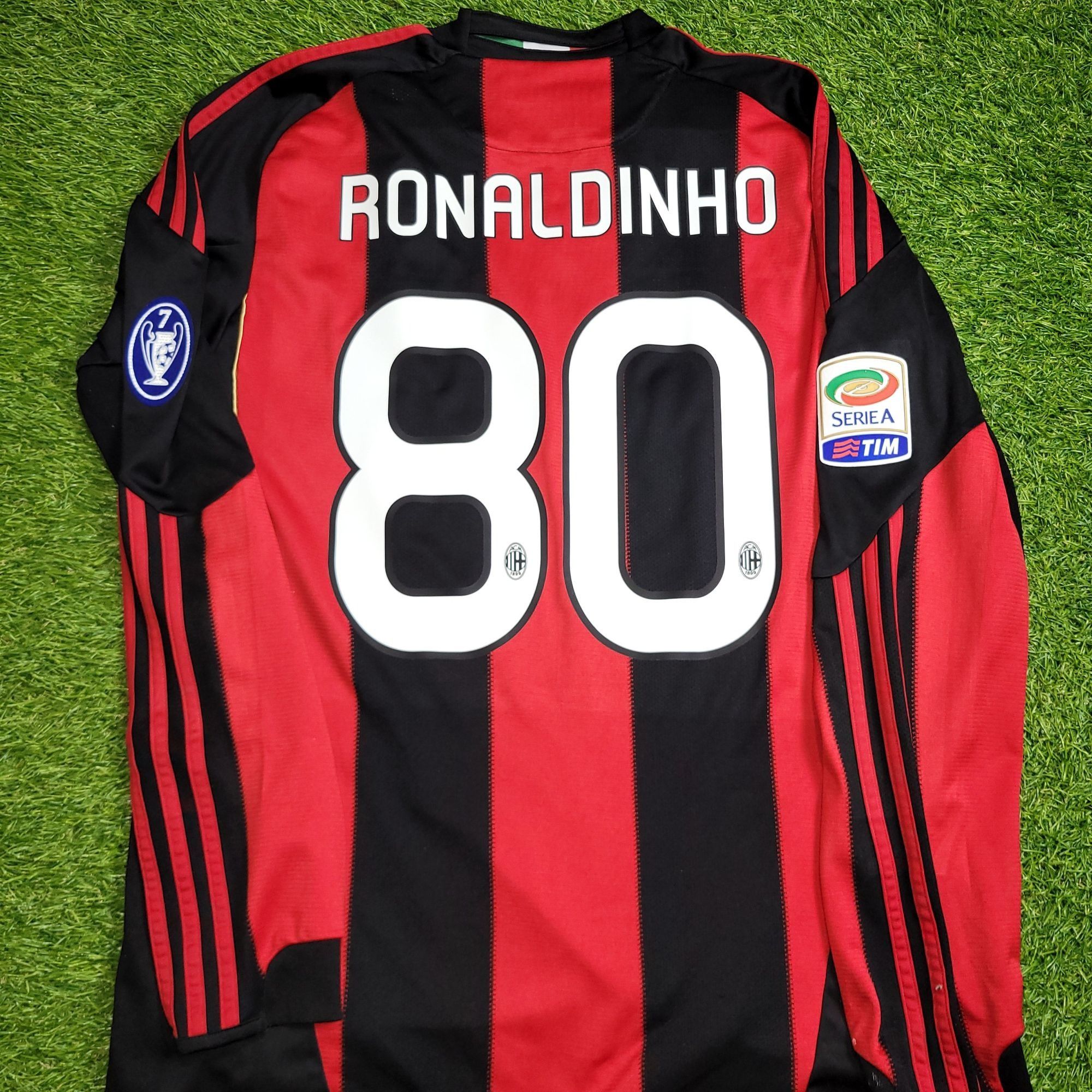 Adidas Ronaldinho AC Milan 2010 2011 Long Sleeve Soccer