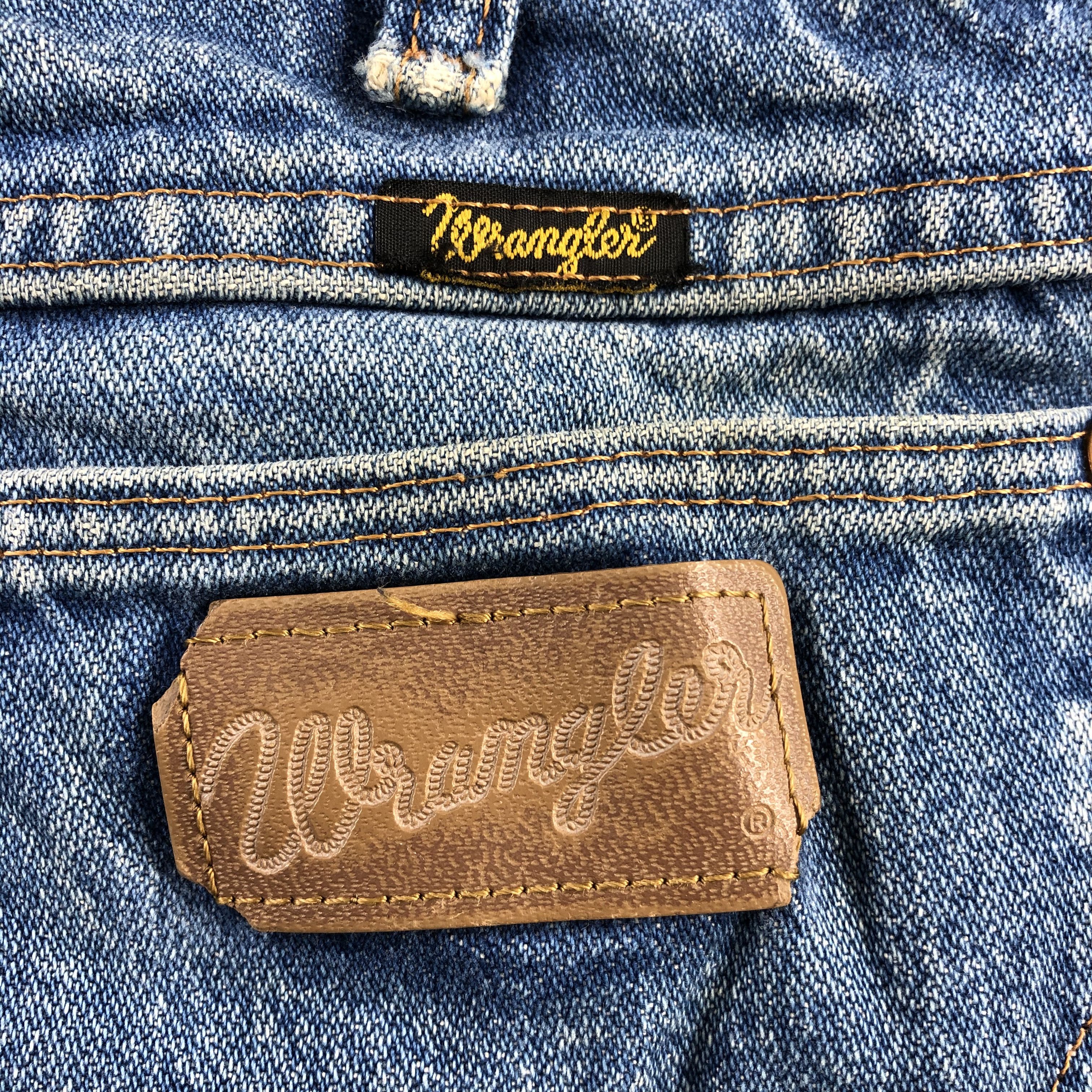 Vintage Vintage Blue Wash Wrangler Jeans-J2421 Size US 32 / EU 48 - 5 Thumbnail