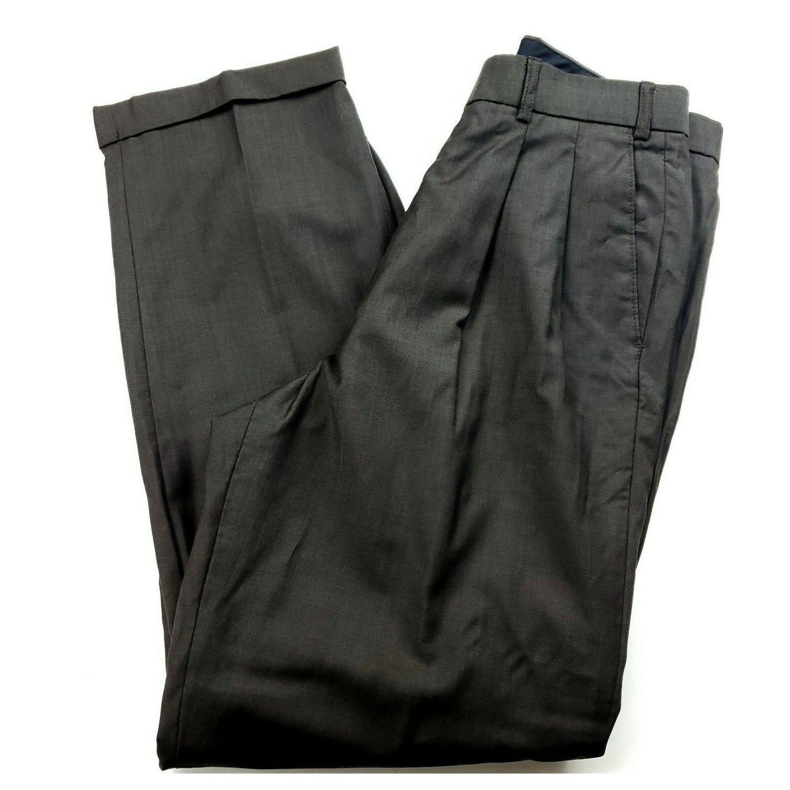 Savile Row Alexandre London Savile Row 40L 2 Button Brown Wool Silk 2 P Size 40L - 2 Thumbnail