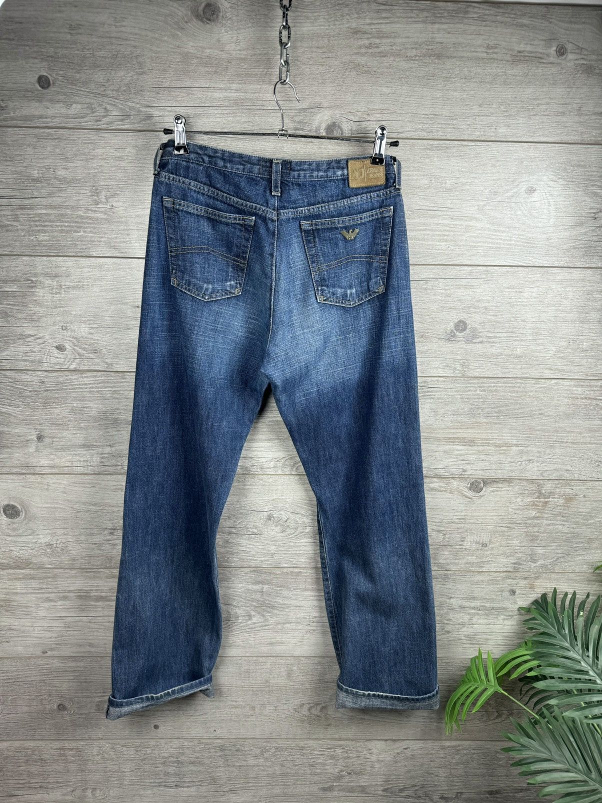 Armani × Vintage Vintage Armani Jeans On A Wide Leg size 29 Size US 29 - 2 Thumbnail