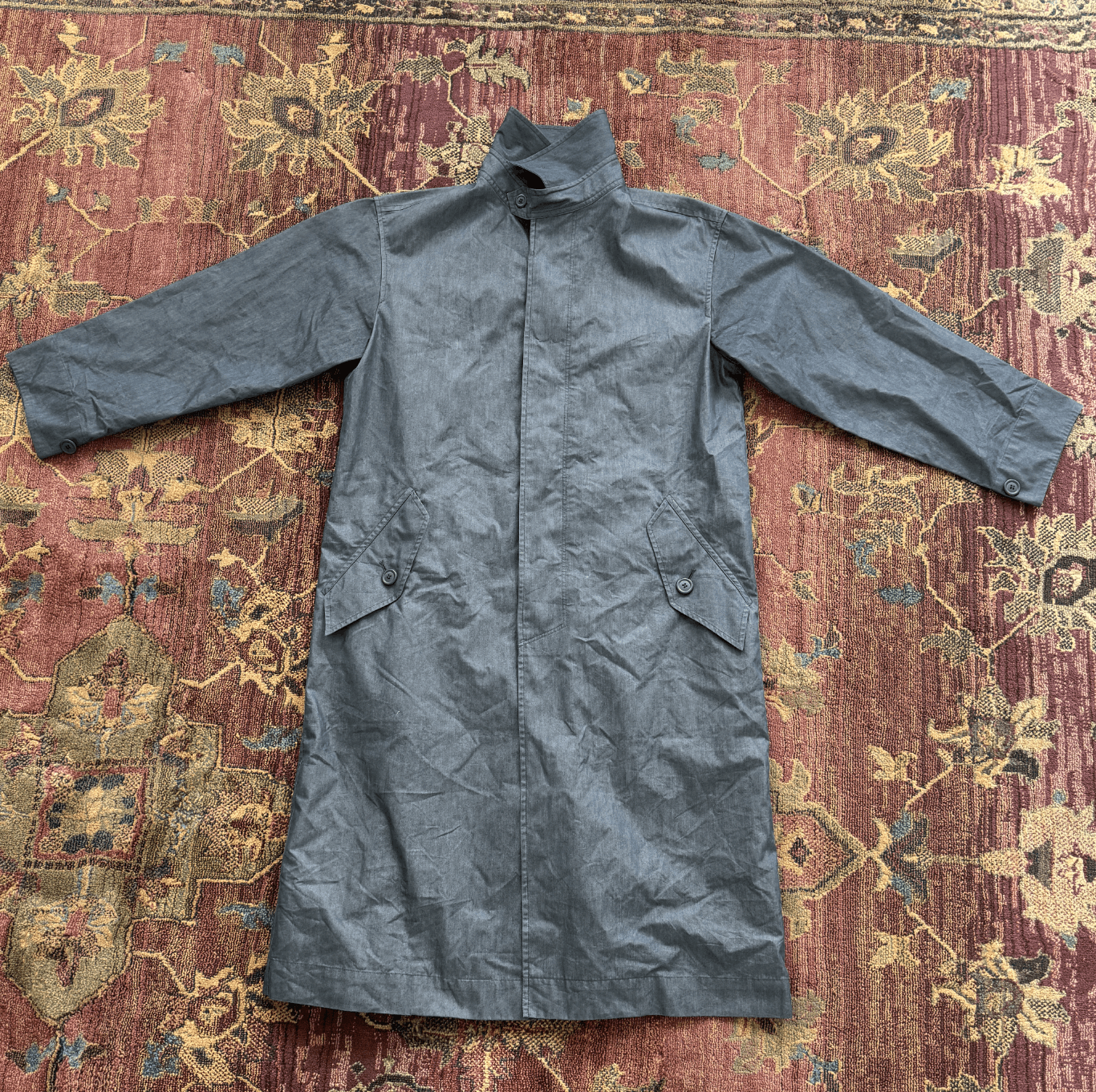 Issey Miyake VINTAGE ISSEY MIYAKE COATED WINDCOAT Size US M / EU 48-50 / 2 - 1 Thumbnail