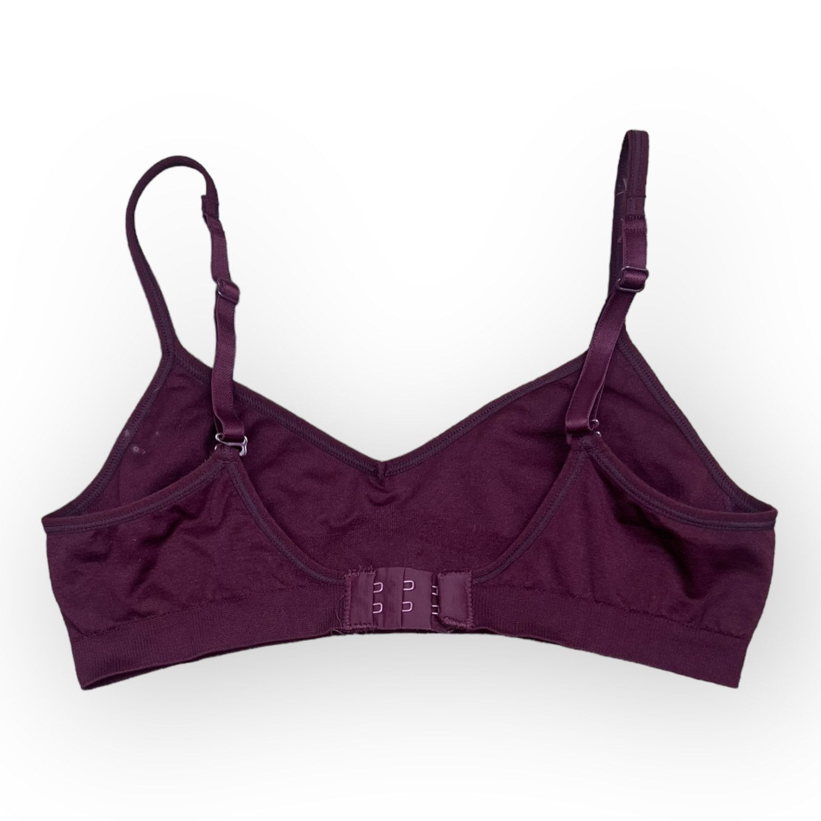 Nordstrom Kalon Comfort Cami Bralette - Wireless Seamless Maroon Size ONE SIZE - 6 Thumbnail