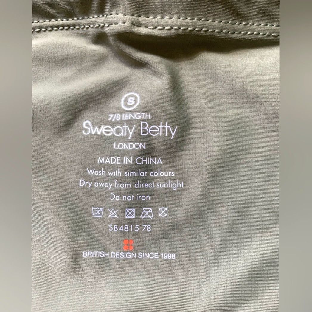 Sweaty Betty Sweaty Betty Green Small 7/8 Leggings Women S Ankle Regular Size Size 28" / US 6 / IT 42 - 3 Thumbnail
