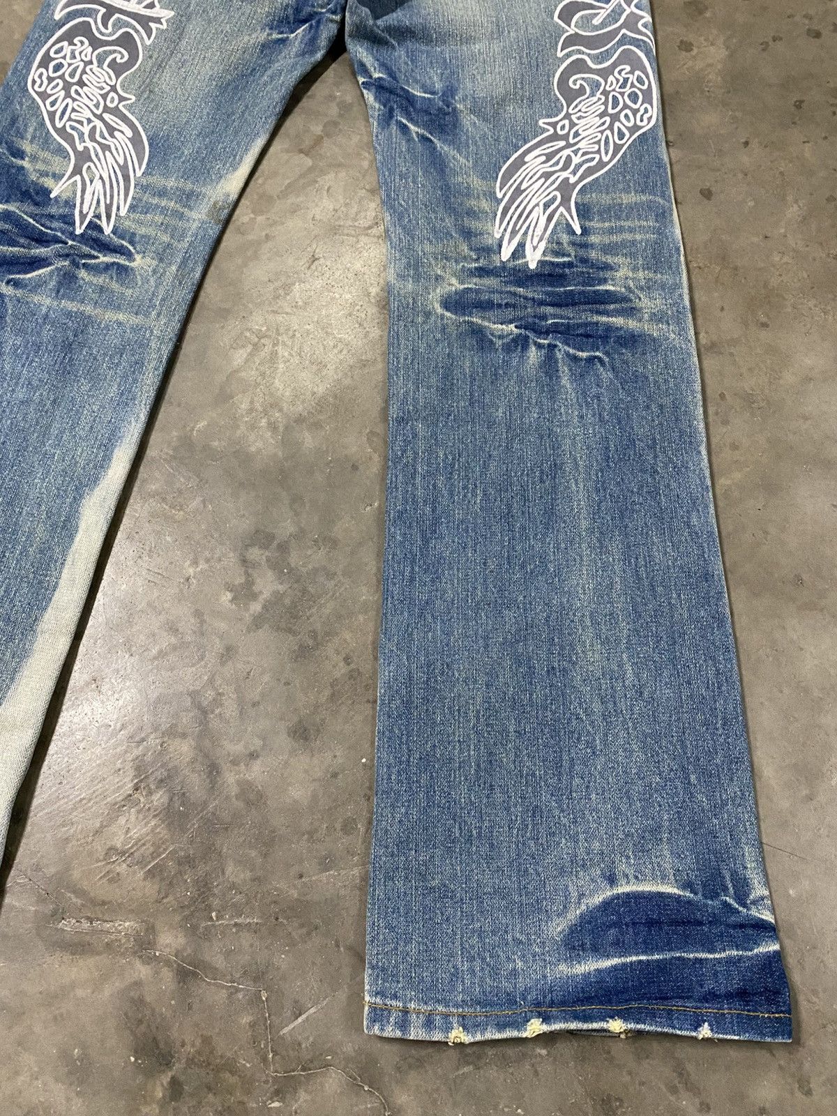 Hysteric Glamour × If Six Was Nine × Japanese Brand Flare Jeans Japan Limited Distressed Vintage act190 Size US 32 / EU 48 - 5 Thumbnail