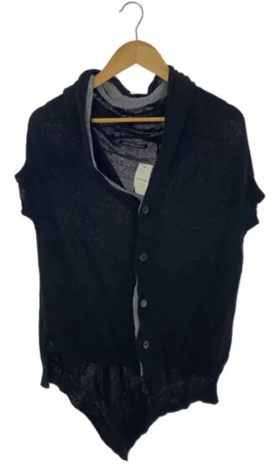Yohji Yamamoto Y's Yohji Yamamoto Black Sleeveless Cardigan Size M / US 6-8 / IT 42-44 - 1 Thumbnail