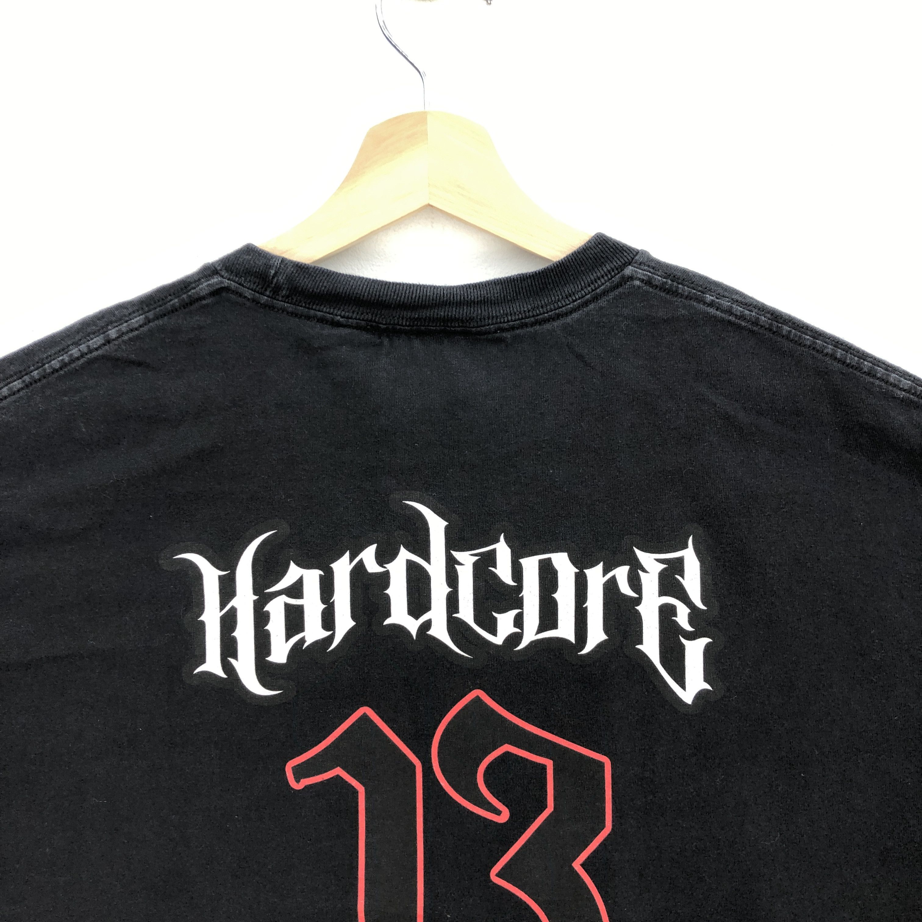 Vintage Vintage Y2K Unleashed Hardcore Tshirt Hardcore 13 Tees Size US XL / EU 56 / 4 - 4 Thumbnail