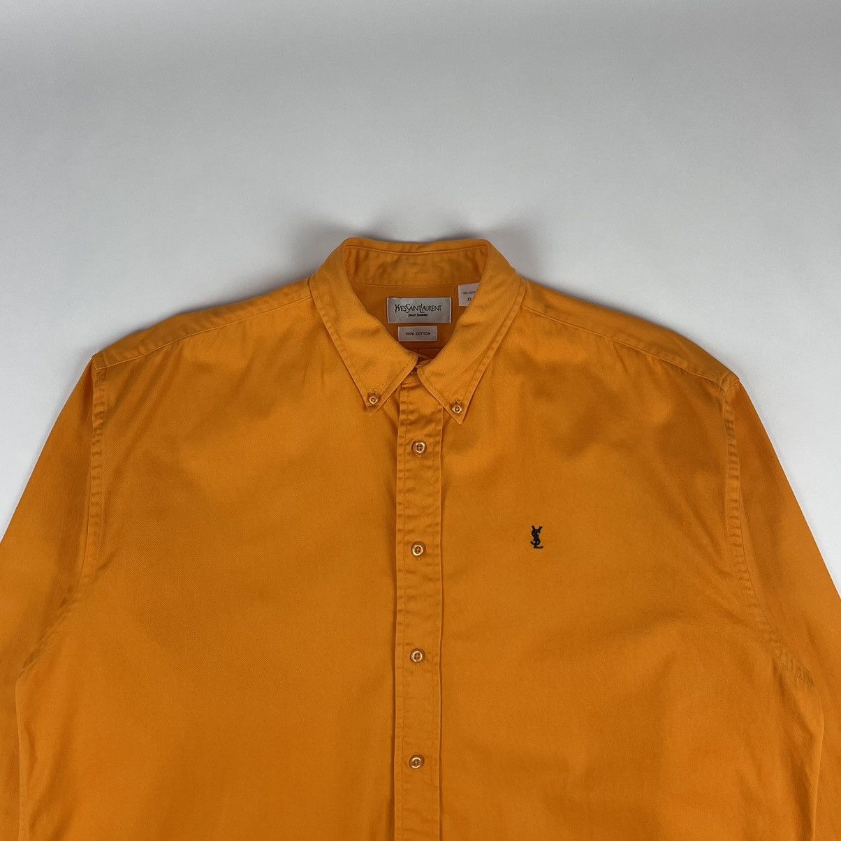 Yves Saint Laurent Vintage Yves Saint Laurent YSL Shirt Button up Size US XL / EU 56 / 4 - 3 Thumbnail