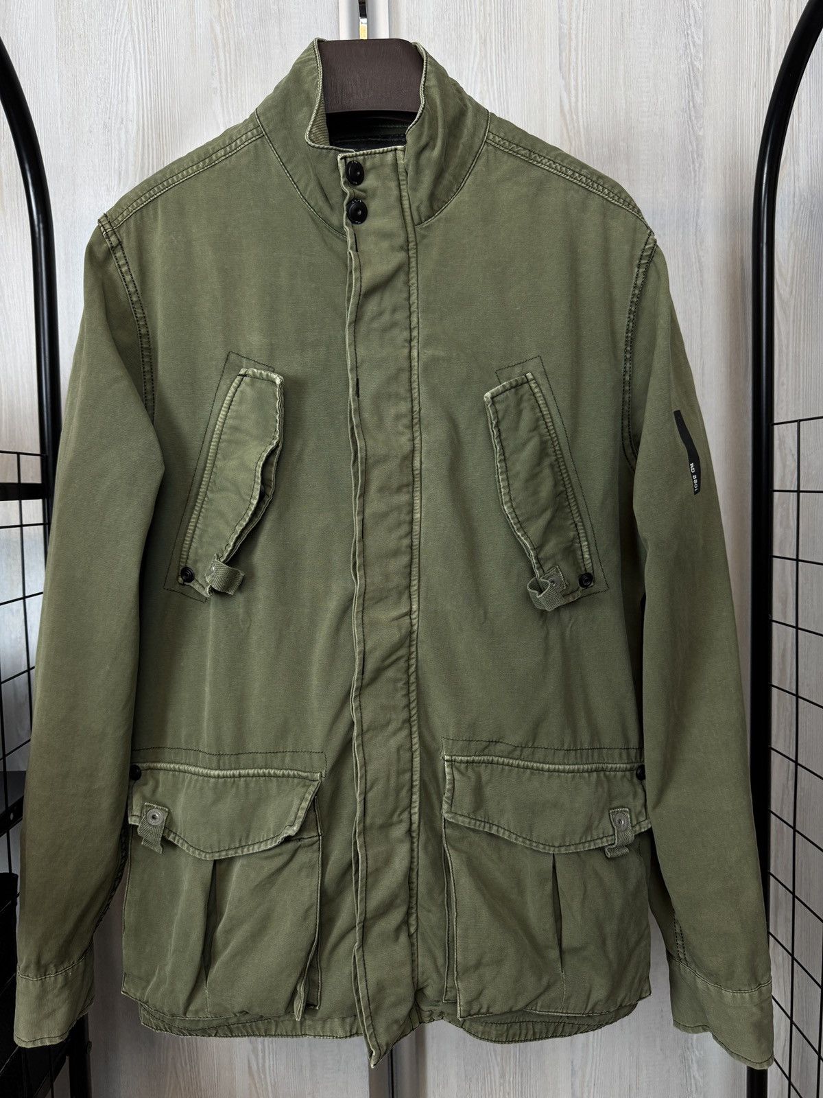 G-Star G-Star Raw vintage faded cotton trench overshirt jacket Size US XL / EU 56 / 4 - 2 Thumbnail