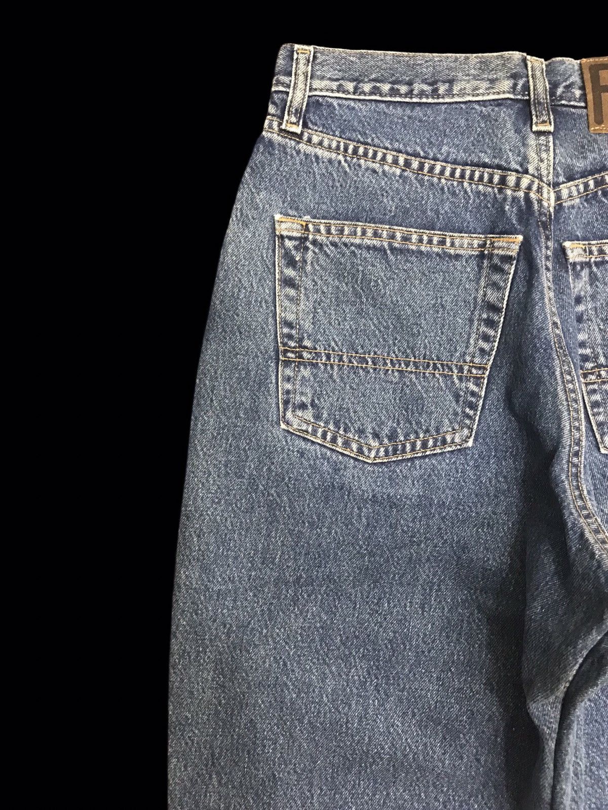 RRL Ralph Lauren 🔥RRL BLUE WASH MID RISE SLIM DENIM F116 Size US 27 - 9 Thumbnail