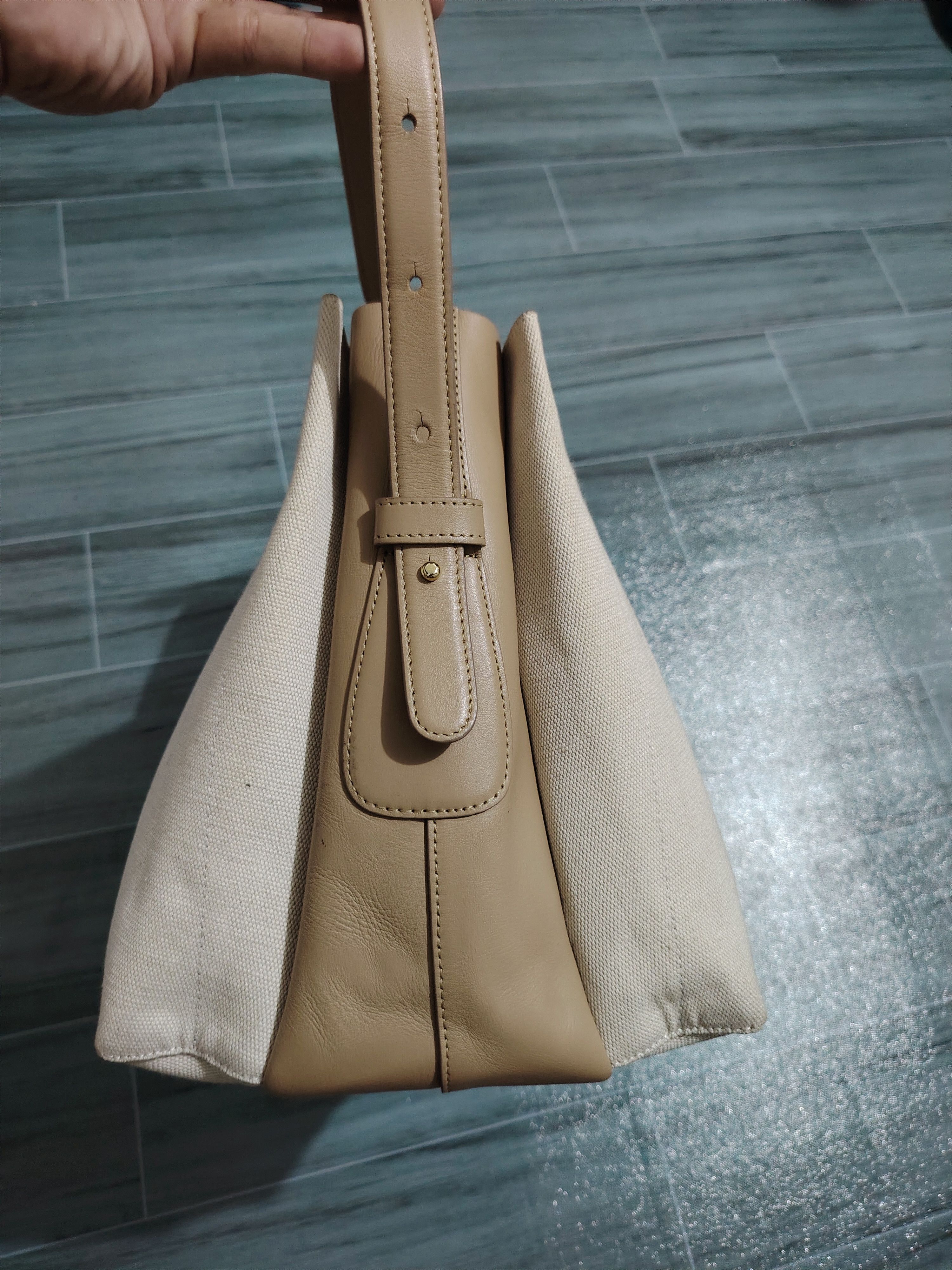 Wandler WANDLER - Large Canvas/Leather 'Ava' Tote Bag Size ONE SIZE - 3 Thumbnail