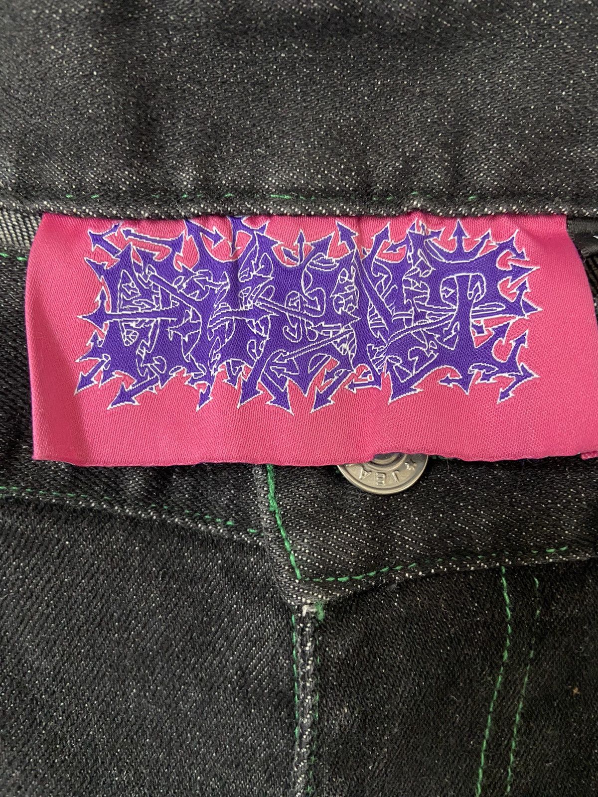 Haunted Starbucks HAUNTED STARBUCKS Fuck You Denim Size US 31 - 7 Thumbnail