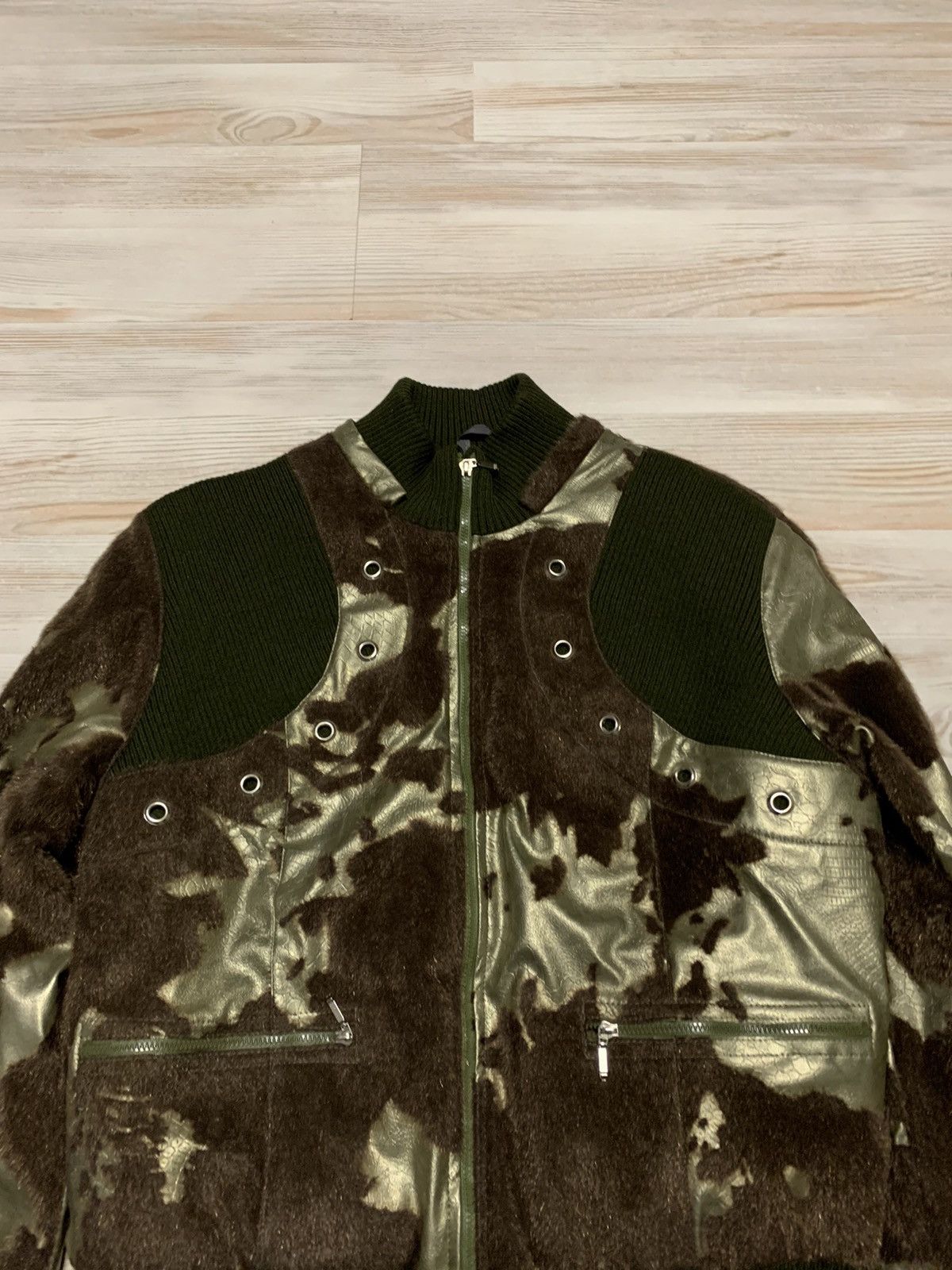 If Six Was Nine × Vintage Avantgarde bomber jacket with mini fur Size M / US 6-8 / IT 42-44 - 4 Thumbnail