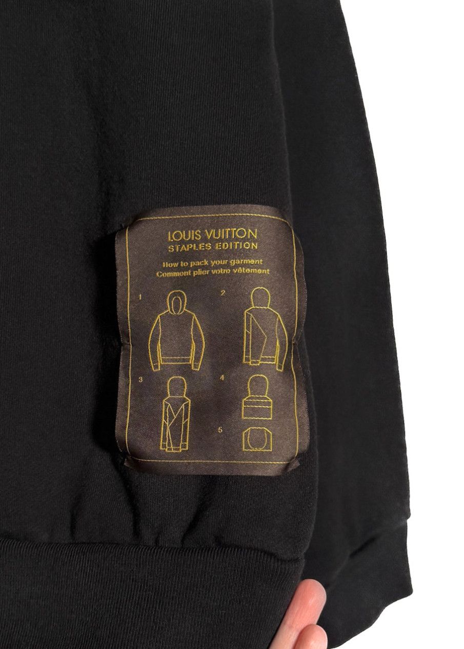 Louis Vuitton Louis Vuitton Black Inside Out Staples Edition Hoodie Size US XL / EU 56 / 4 - 6 Thumbnail