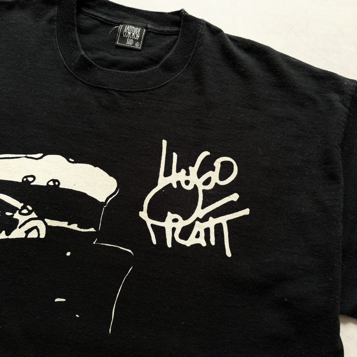 Band Tees Hugo Pratt Corto Maltese Comic Big Logo Band Y2K T-shirt Tee Size US XL / EU 56 / 4 - 3 Thumbnail
