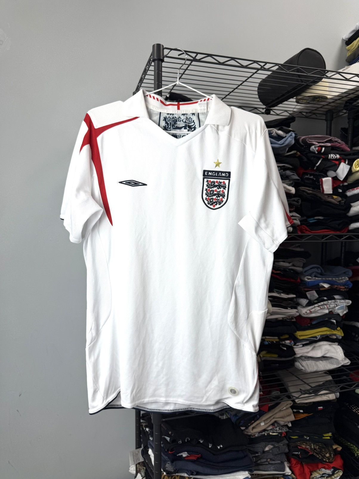 Umbro Umbro England Soccer Jersey T Shirt Size US M / EU 48-50 / 2 - 1 Thumbnail