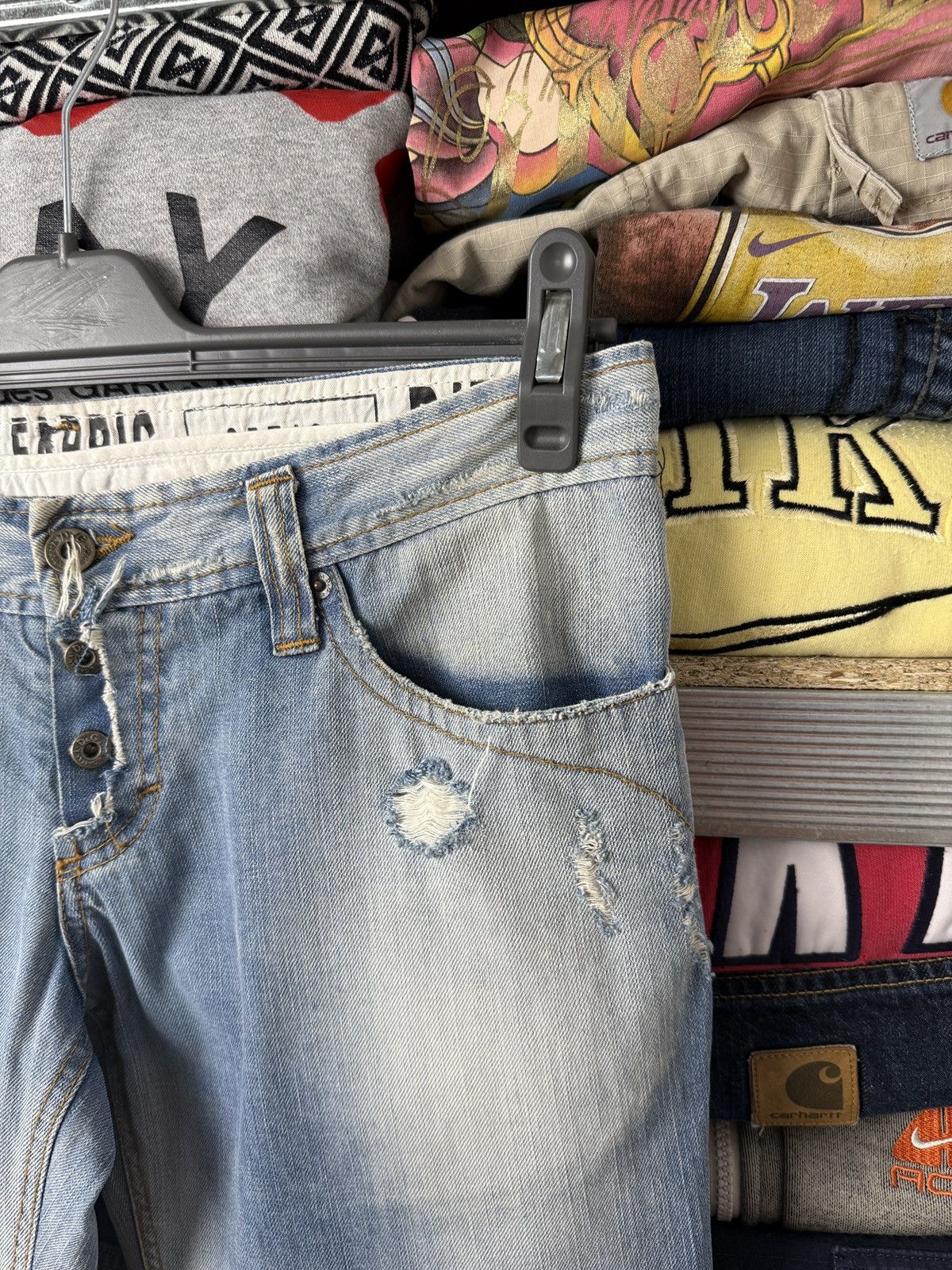 Dolce & Gabbana Vintage Dolce&Gabbana Jeans Distressed tornado style Size US 31 - 10 Thumbnail