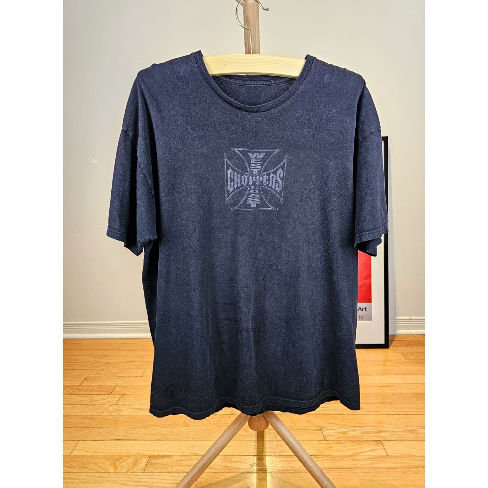 Vintage VINTAGE WEST COAST CHOPPERS BIKE MOTORCYCLE T-SHIRT BLACK SZ XXL Size US XXL / EU 58 / 5 - 2 Thumbnail