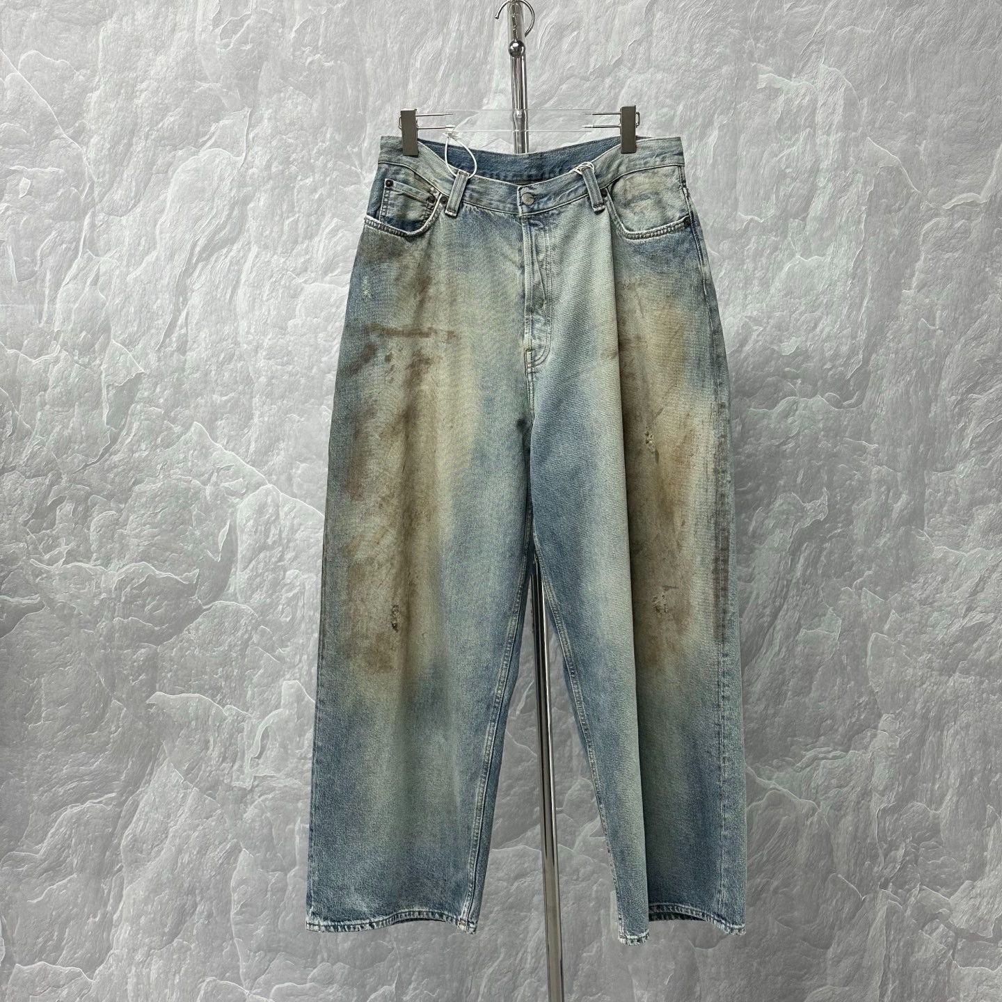 Acne Studios Acne Studios FW25 Dirty Baggy Jeans Size US 32 / EU 48 - 1 Thumbnail