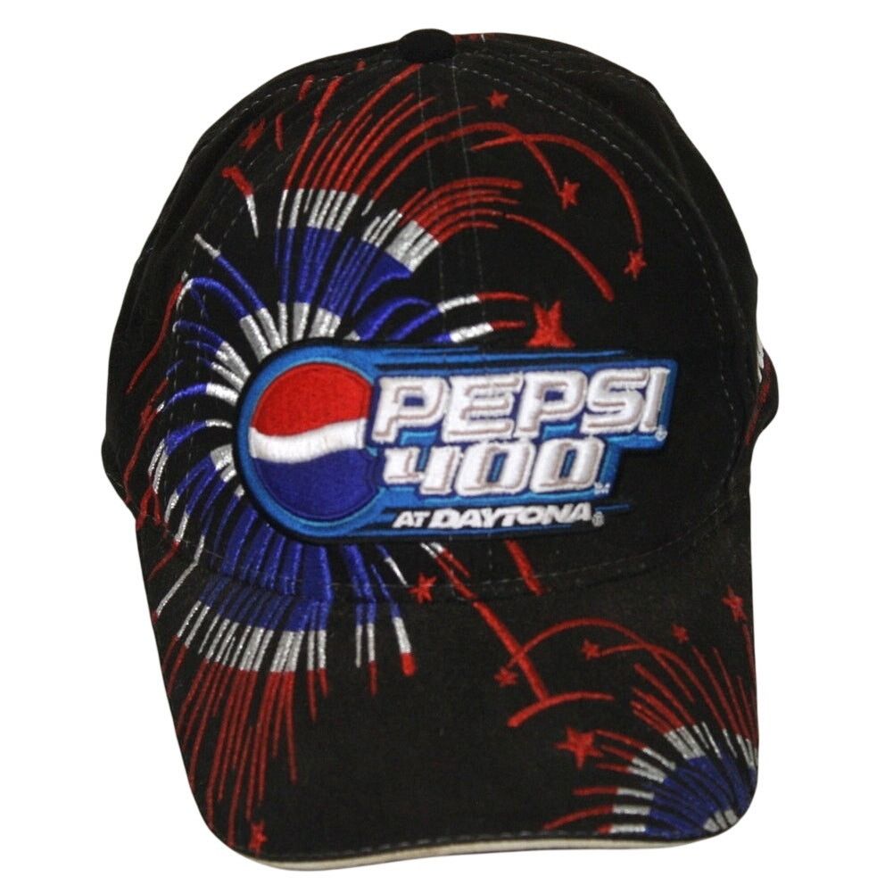 Vintage NASCAR Pepsi 400 Daytona Hat July USA Fireworks Cap