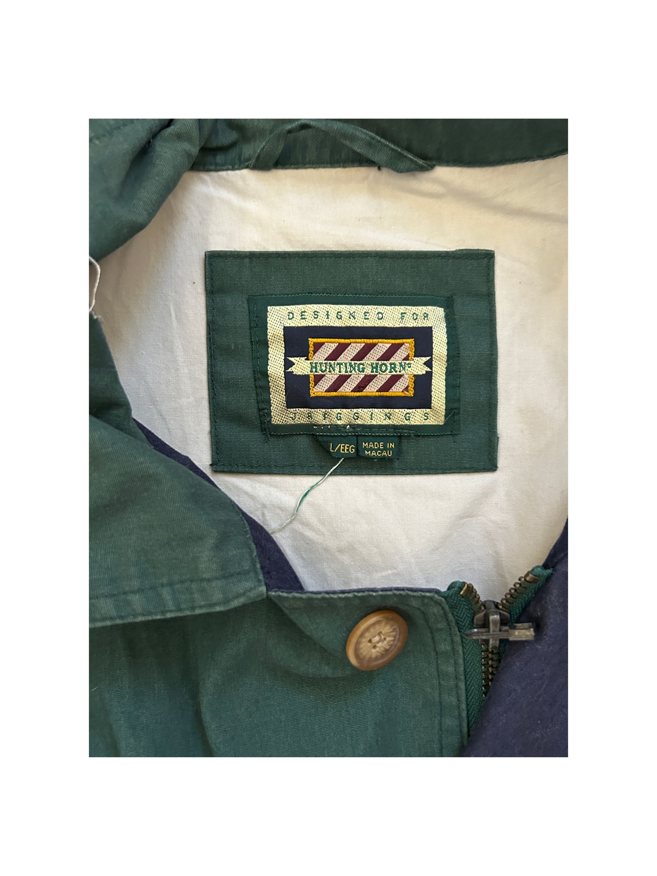 Vintage 🐎 Vintage Hunting Horns Windbreaker 🐎 Size US XXL / EU 58 / 5 - 2 Thumbnail