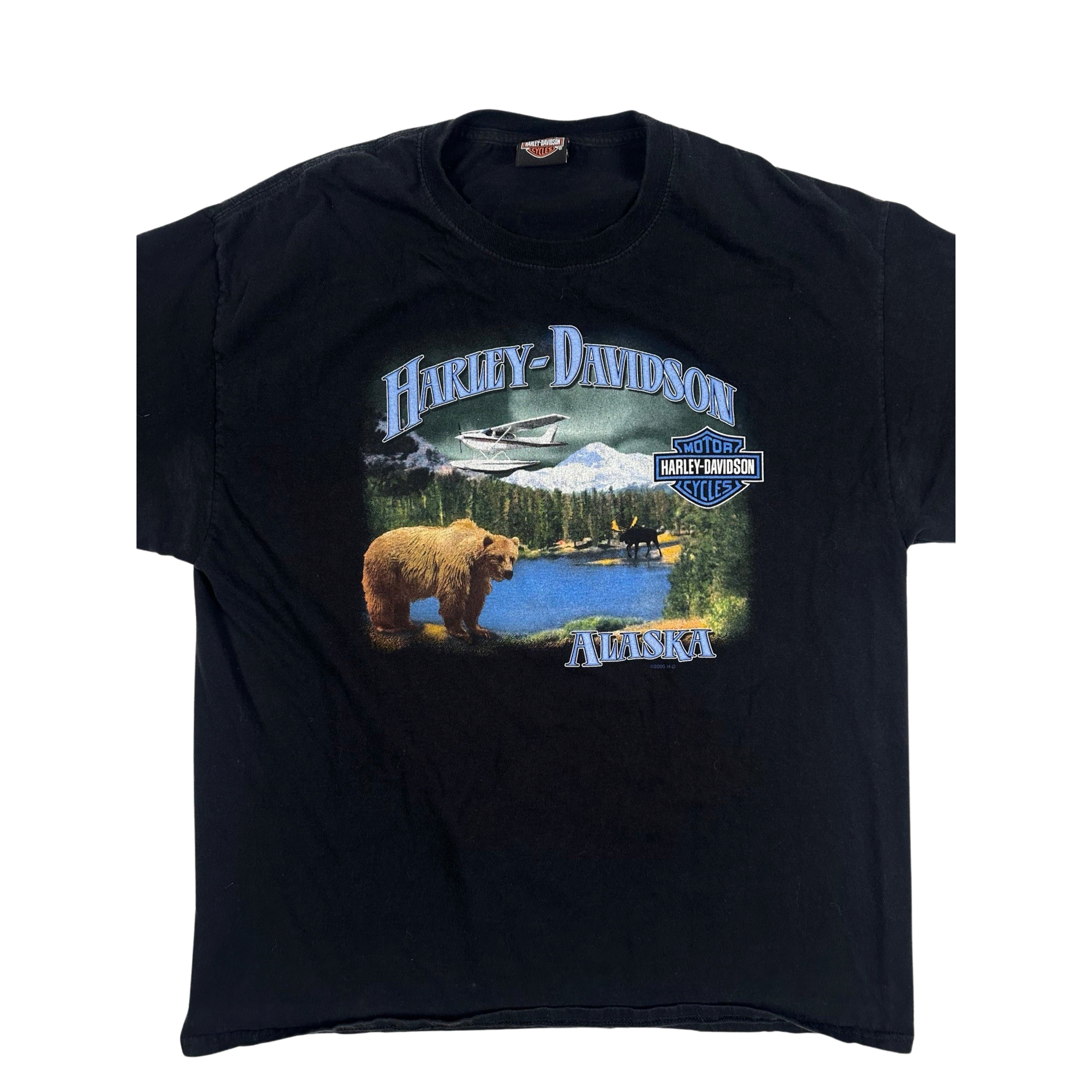 Vintage Harley Davidson Alaska Size US XL / EU 56 / 4 - 5 Thumbnail