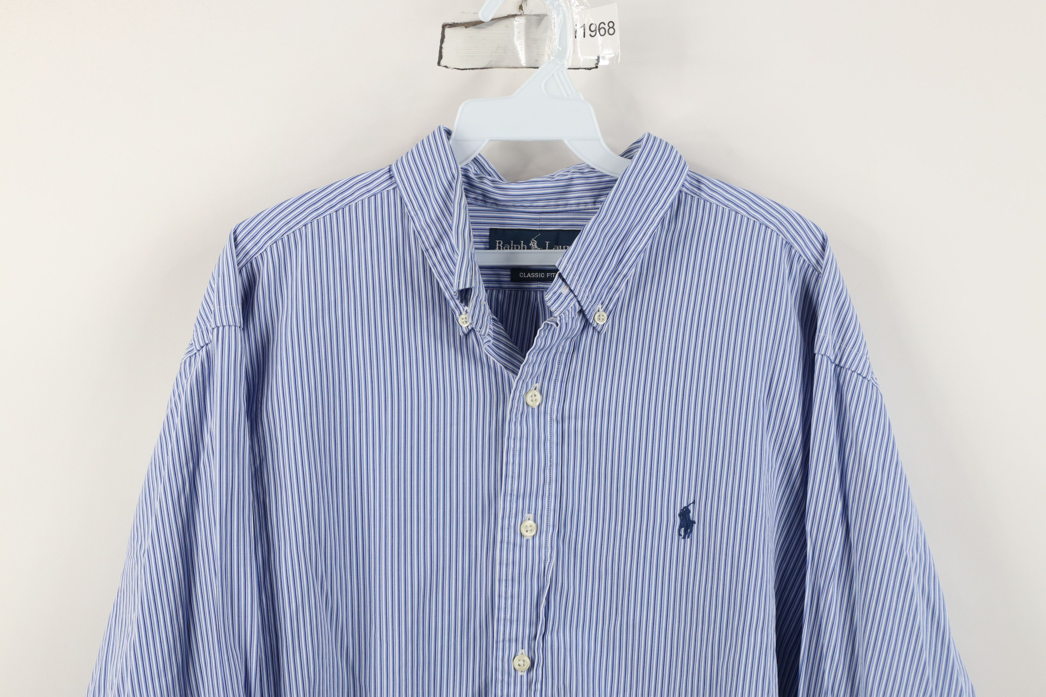 Ralph Lauren Vintage 90s Y2K Ralph Lauren Fit Striped Button Down Shirt Size US M / EU 48-50 / 2 - 2 Thumbnail