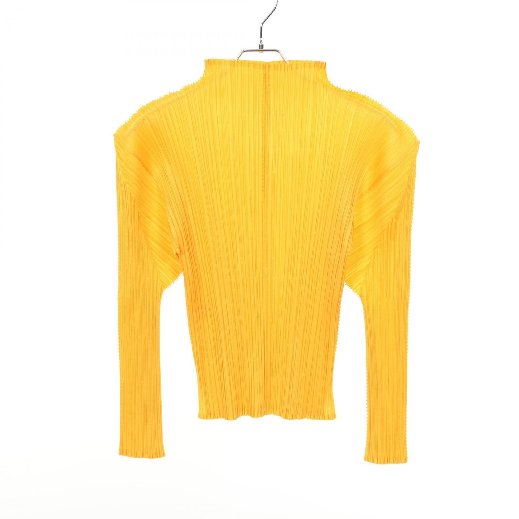 Issey Miyake Issey Miyake Pleats Please Pleated Polyester Top Textile Tops PP41-JK122 DUTY FREE for USA Size ONE SIZE - 1 Thumbnail