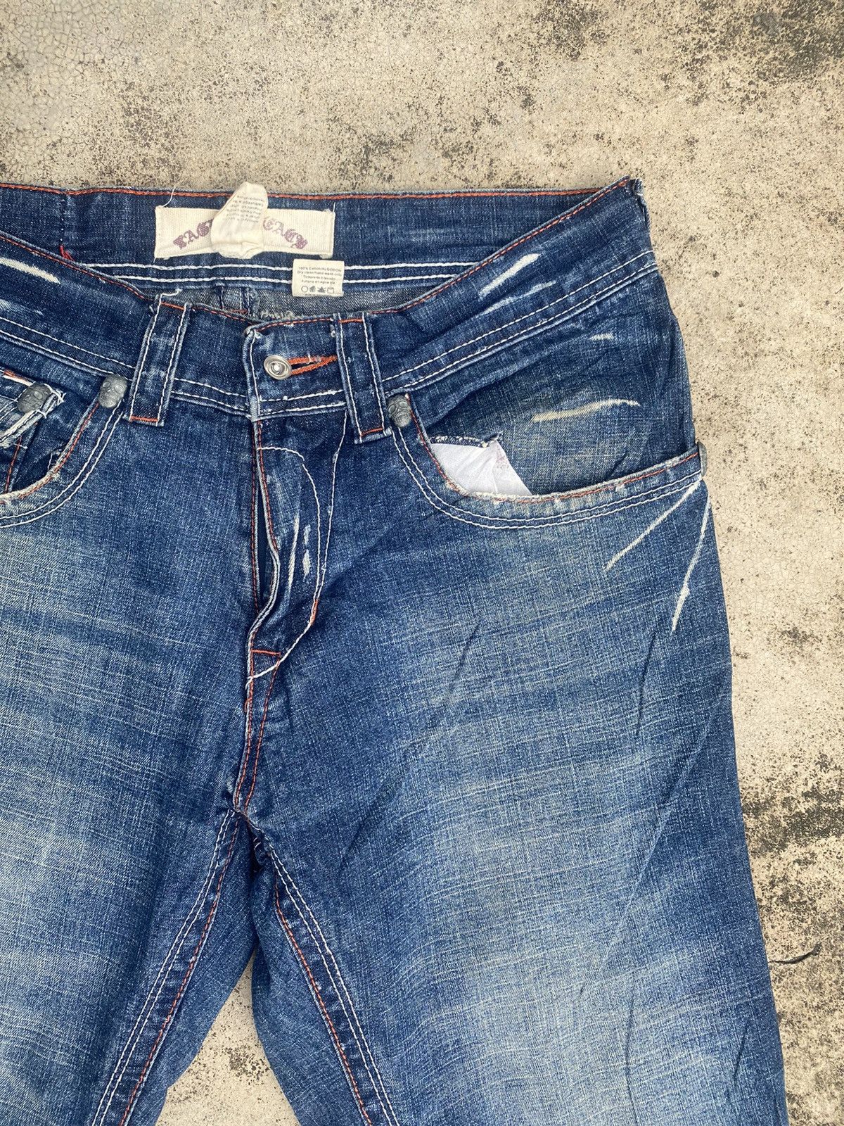 Japanese Brand Flare Jeans Raguna faded Bootcut Size US 32 / EU 48 - 9 Thumbnail