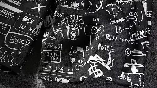 Japanese Brand 20SS Indigo Union Japan Black Blackboard Sweatshorts Size US 32 / EU 48 - 2 Thumbnail