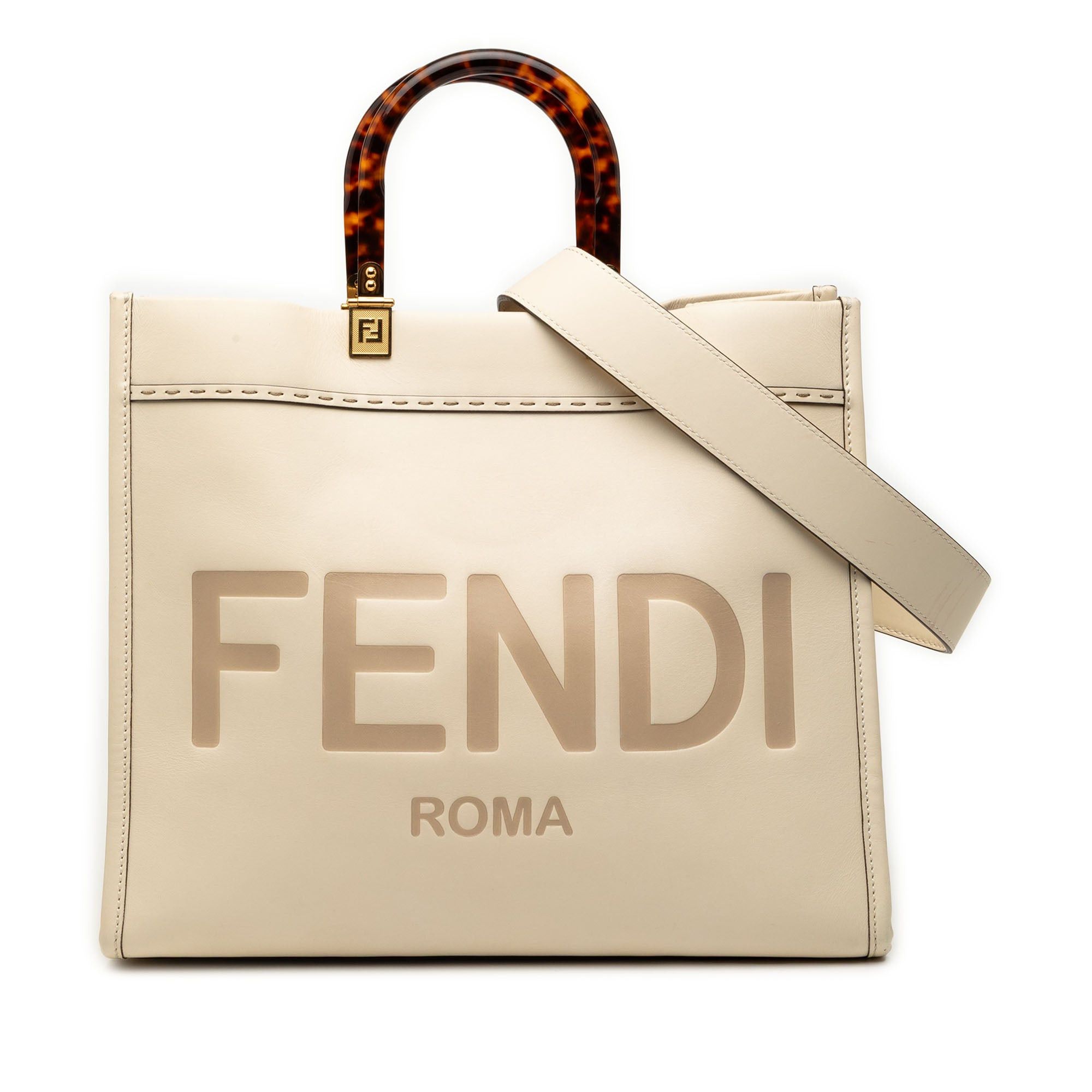 Medium Leather Sunshine Shopper Tote