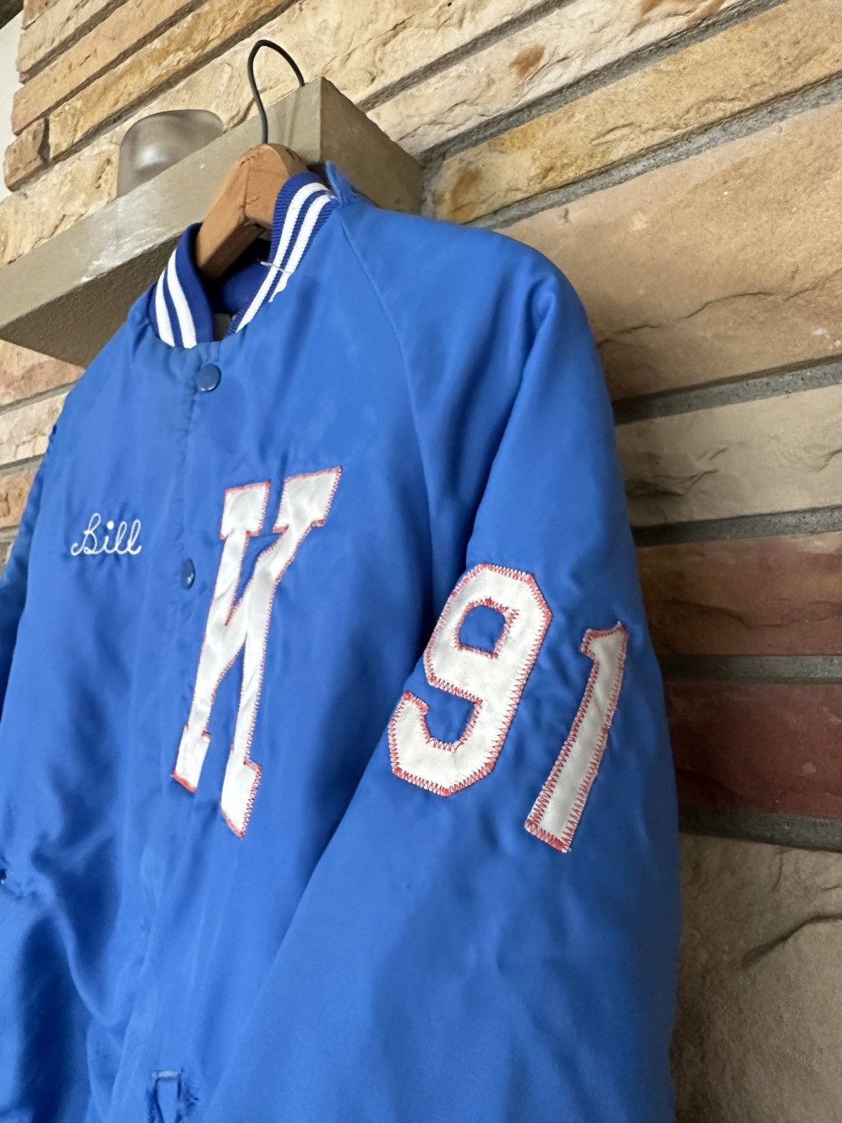 Vintage Vintage 90s Taylor Kennedy Varsity Bomber Jacket Size US L / EU 52-54 / 3 - 7 Thumbnail