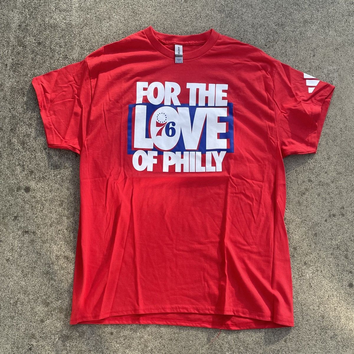 NBA Brand New For The Love of Philly Sixers Red 76ers Official Size US XL / EU 56 / 4 - 2 Thumbnail