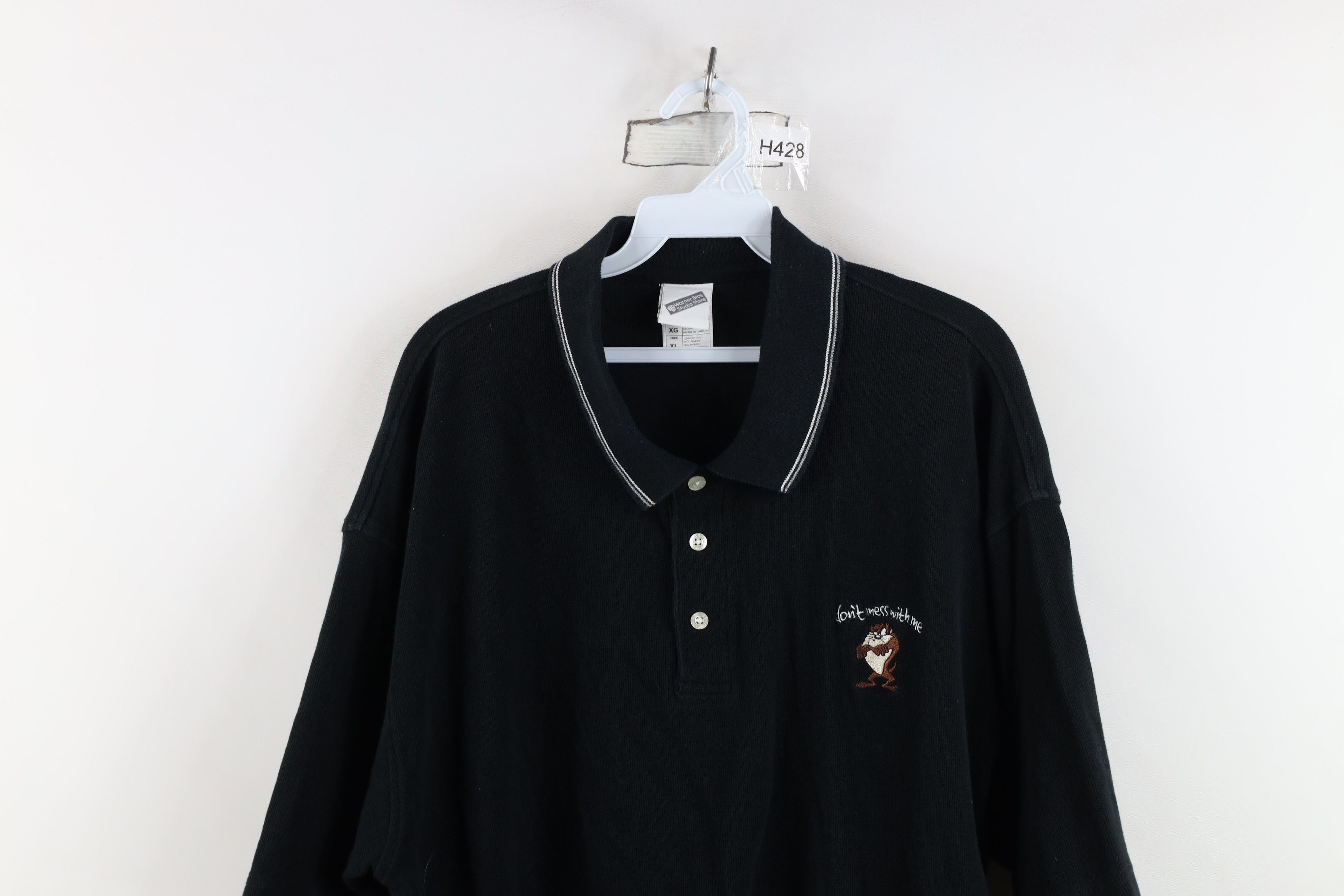 Vintage Vintage 90s Looney Tunes Tazmanian Devil Golf Polo Shirt Size US XL / EU 56 / 4 - 2 Thumbnail