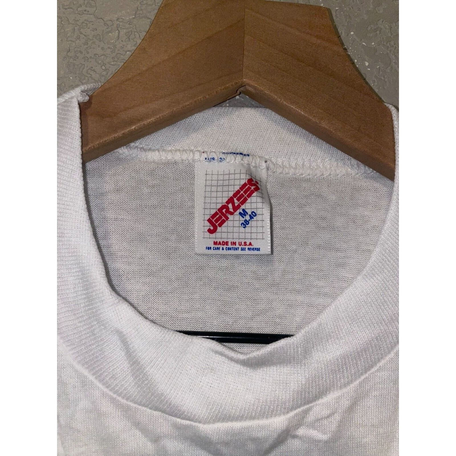 Jerzees Vintage Las Vegas Shirt Las Vegas Red Graphic White M Tee Size US M / EU 48-50 / 2 - 8 Thumbnail