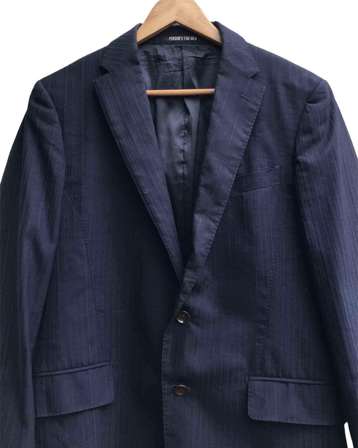 PERSON'S Person’s For Men Blue Stripes Blazer Size US M / EU 48-50 / 2 - 5 Thumbnail