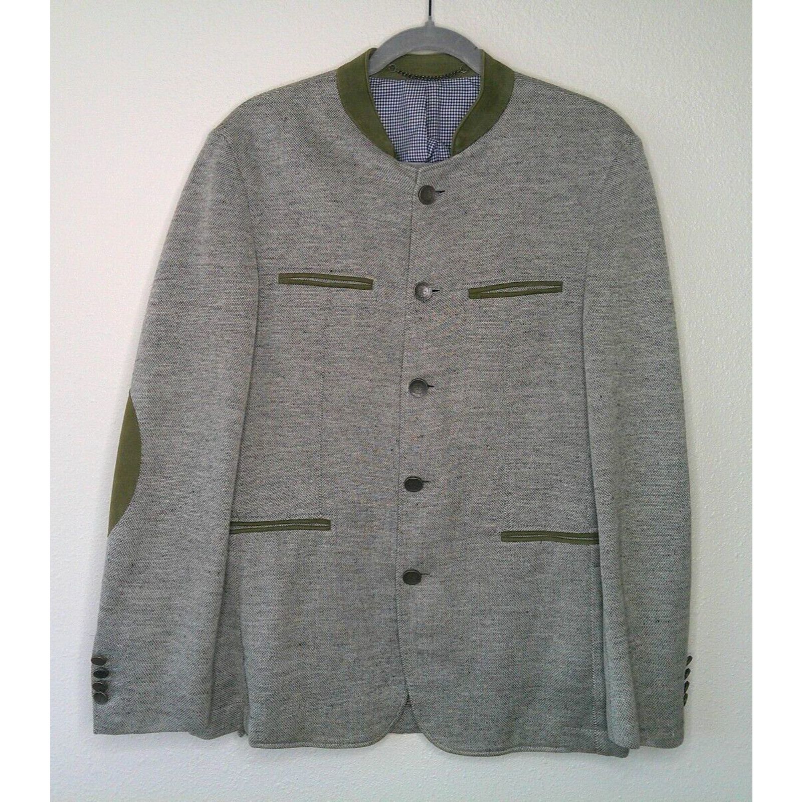 Other Windsor Blue Tweed Sage Green Suede Trim Jacket 46 Size US S / EU 44-46 / 1 - 2 Thumbnail