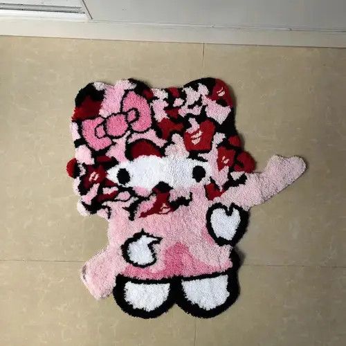 Other Pink Cartoon Character Handmade Soft Rug Size ONE SIZE - 2 Thumbnail