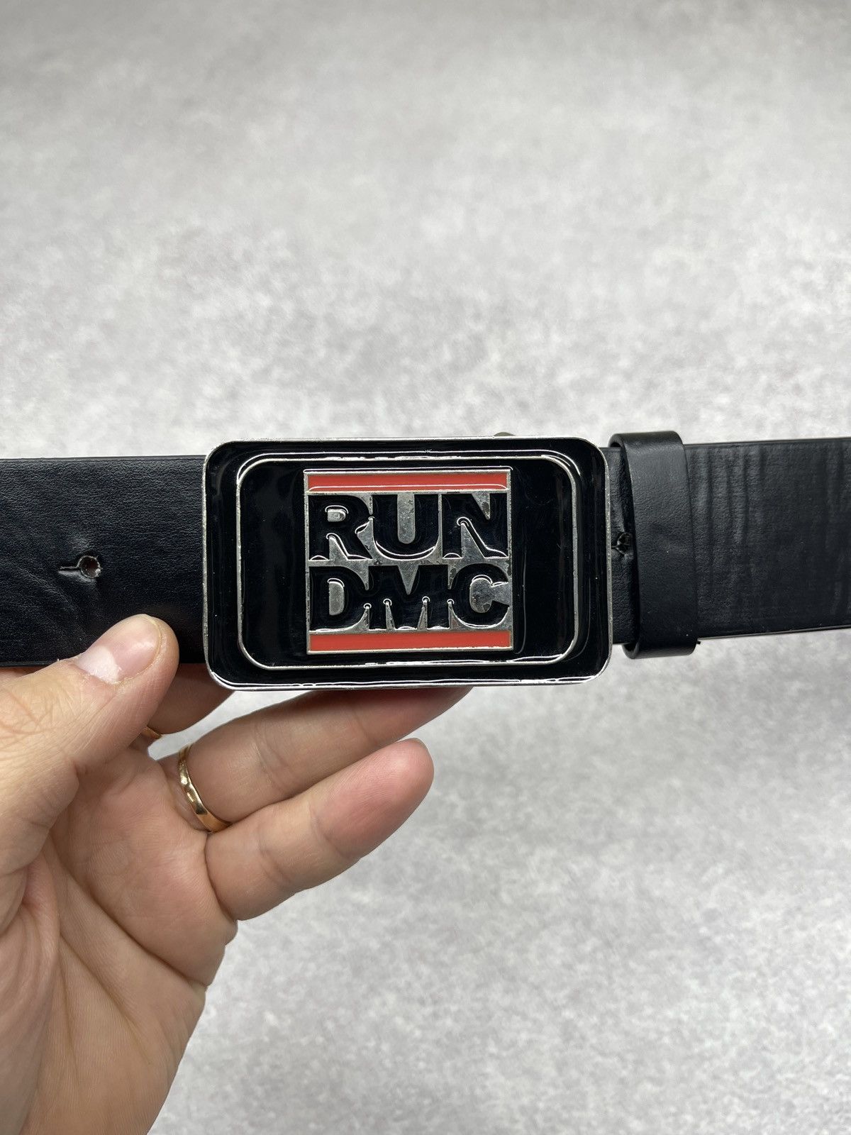 RUN DMC Mens RUN DMC Rap Black Belt Size ONE SIZE - 3 Thumbnail