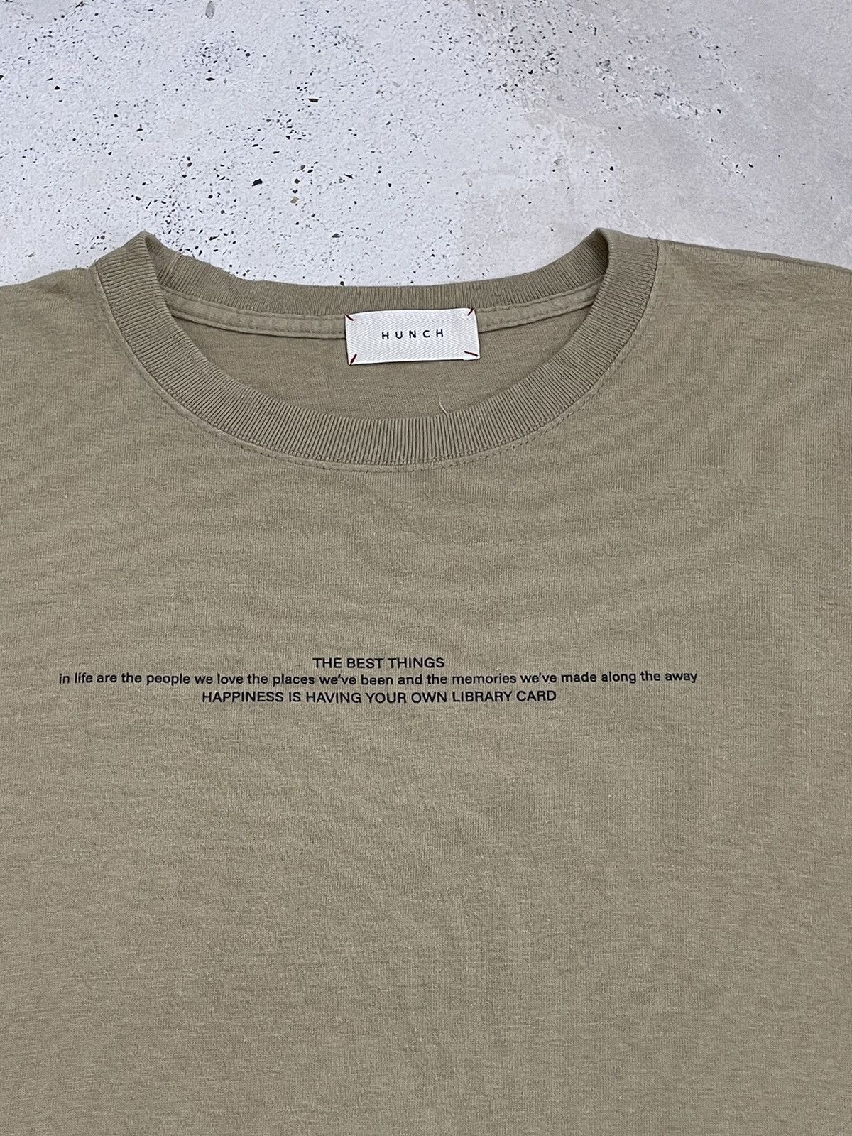 Japanese Brand Hunch The Best Thing Life Art Photo Tee Size US M / EU 48-50 / 2 - 5 Thumbnail