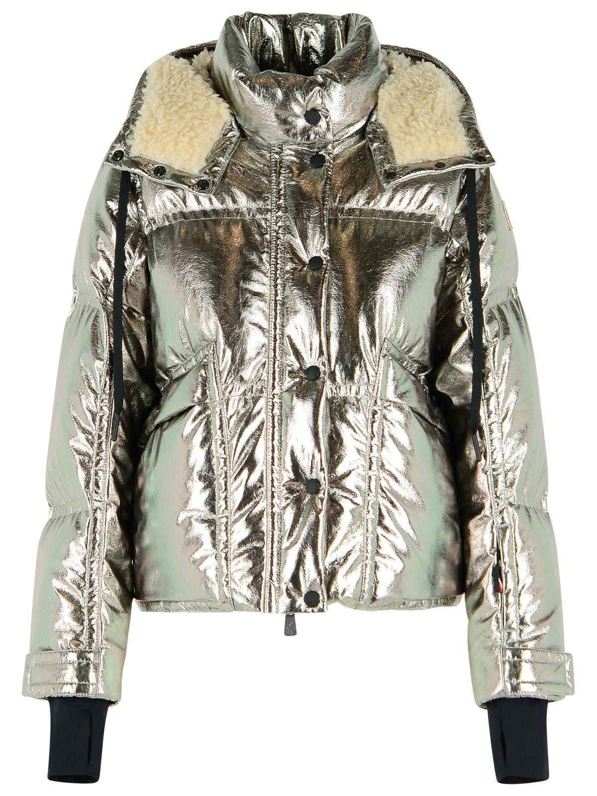 Moncler Grenoble MONCLER GRENOBLE 'Celaque' Silver Polyester Jacket Size S / US 4 / IT 40 - 1 Thumbnail