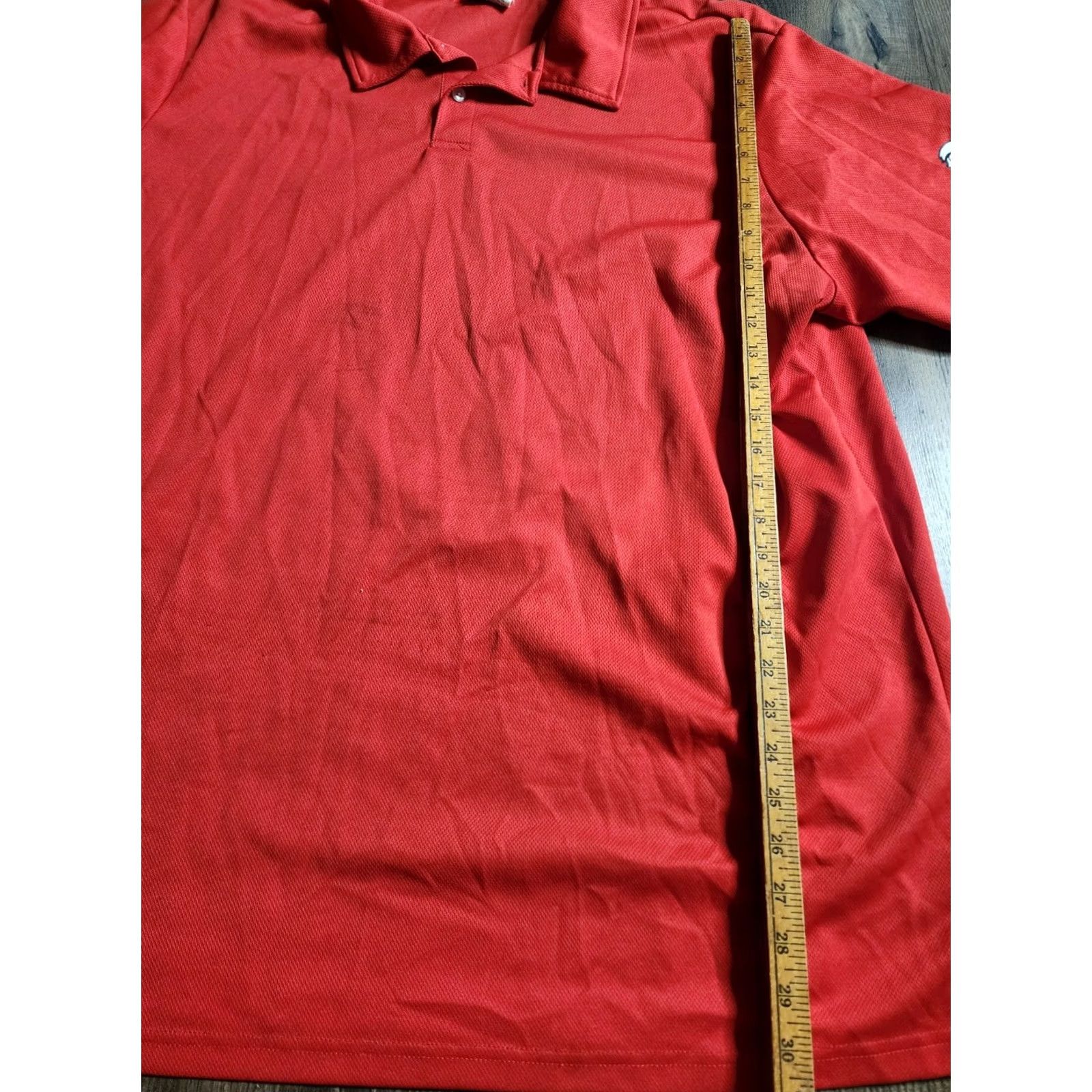 Vintage Mens Barco KFC Uniform Polo Shirt 3XL Red Distress Men Size US XXL / EU 58 / 5 - 4 Thumbnail