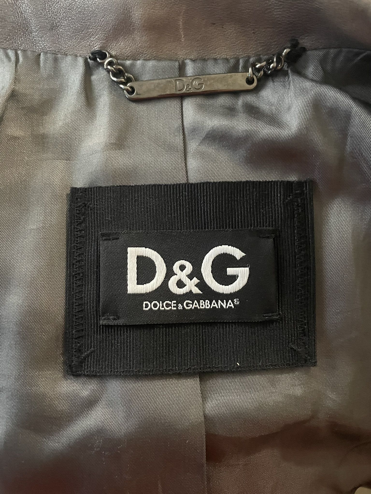 Dolce & Gabbana D&G leather jaket Size US L / EU 52-54 / 3 - 10 Thumbnail