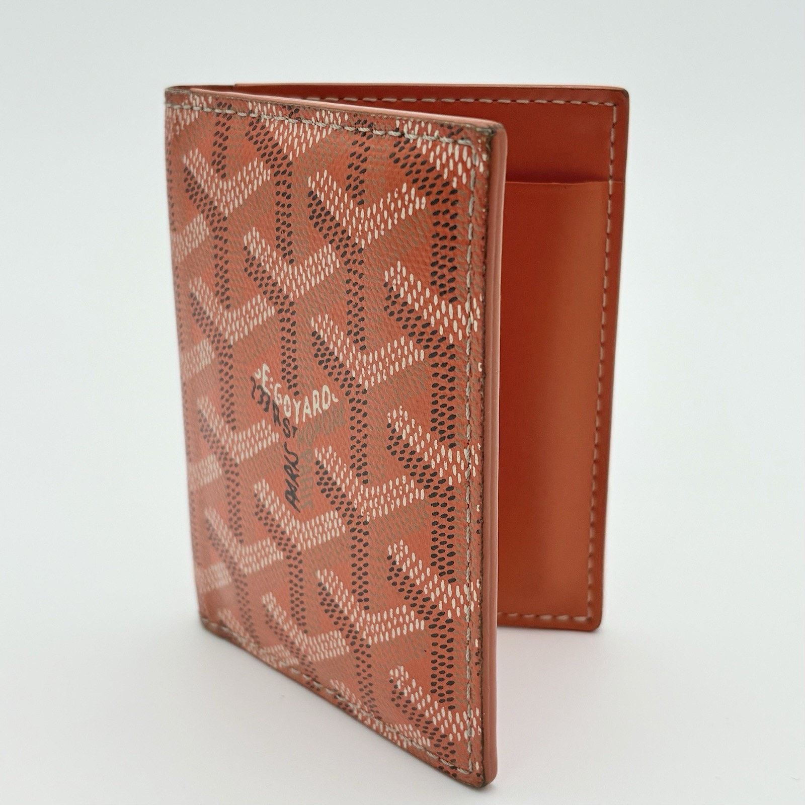 Goyard Goyard Saint Marc Card Holder Wallet ' Orange ' | AUTHENTIC! Size ONE SIZE - 2 Thumbnail